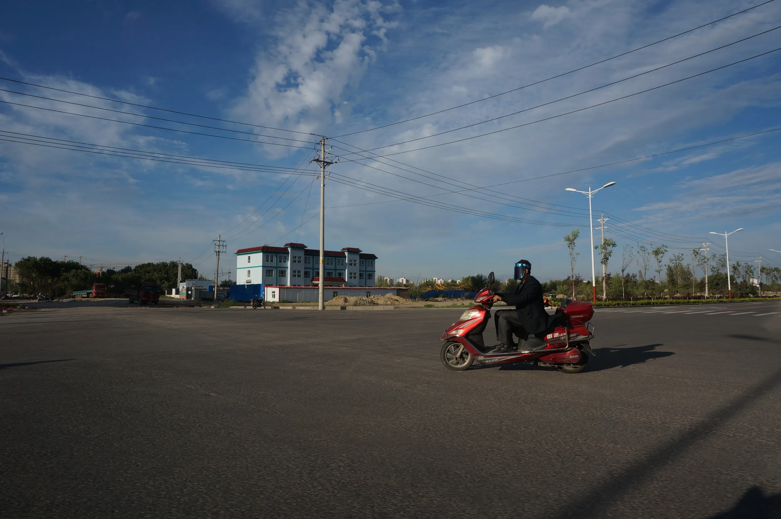 タクシーでユースへ戻る