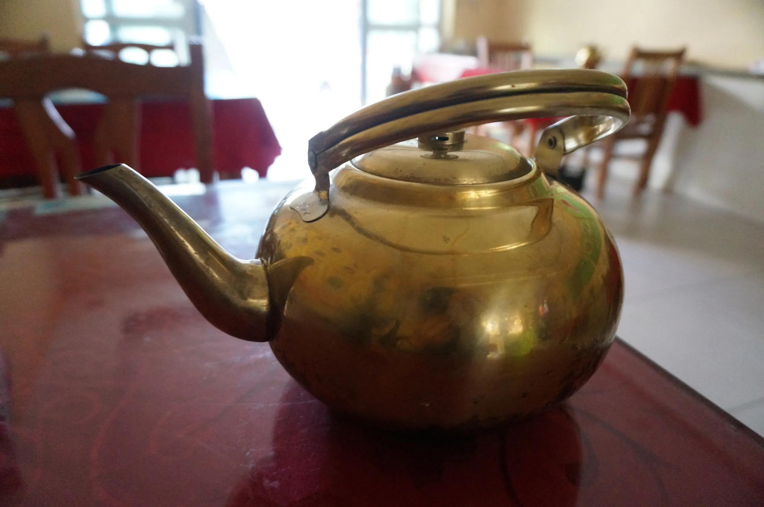 ユースホステル付近のウイグル族の食堂