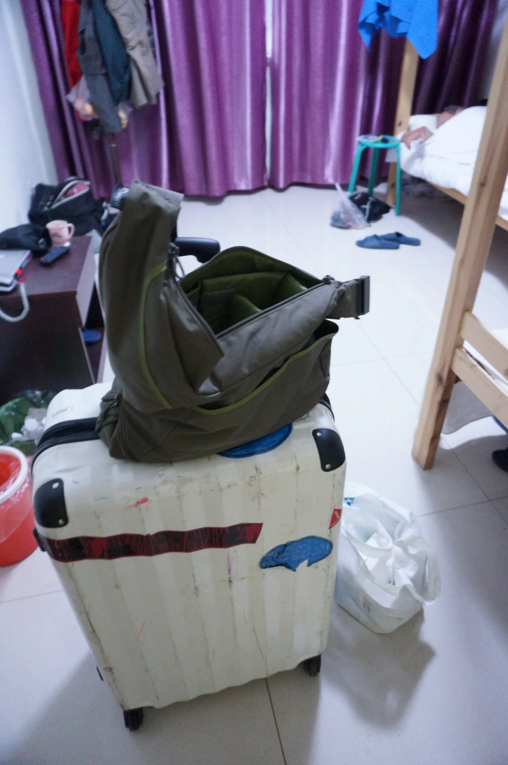 ユースホステルから旅立つ