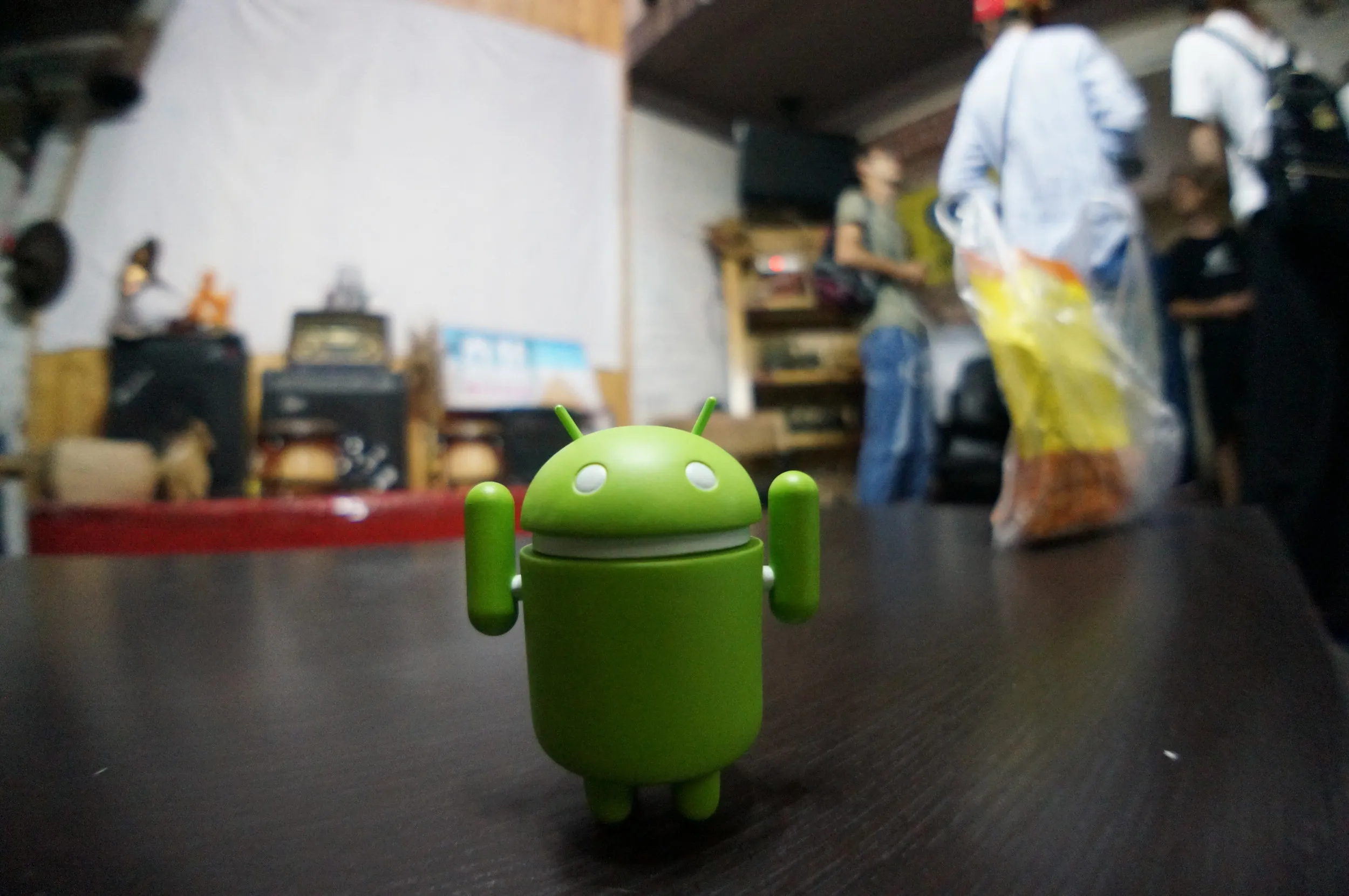 ドロイド君が記念撮影