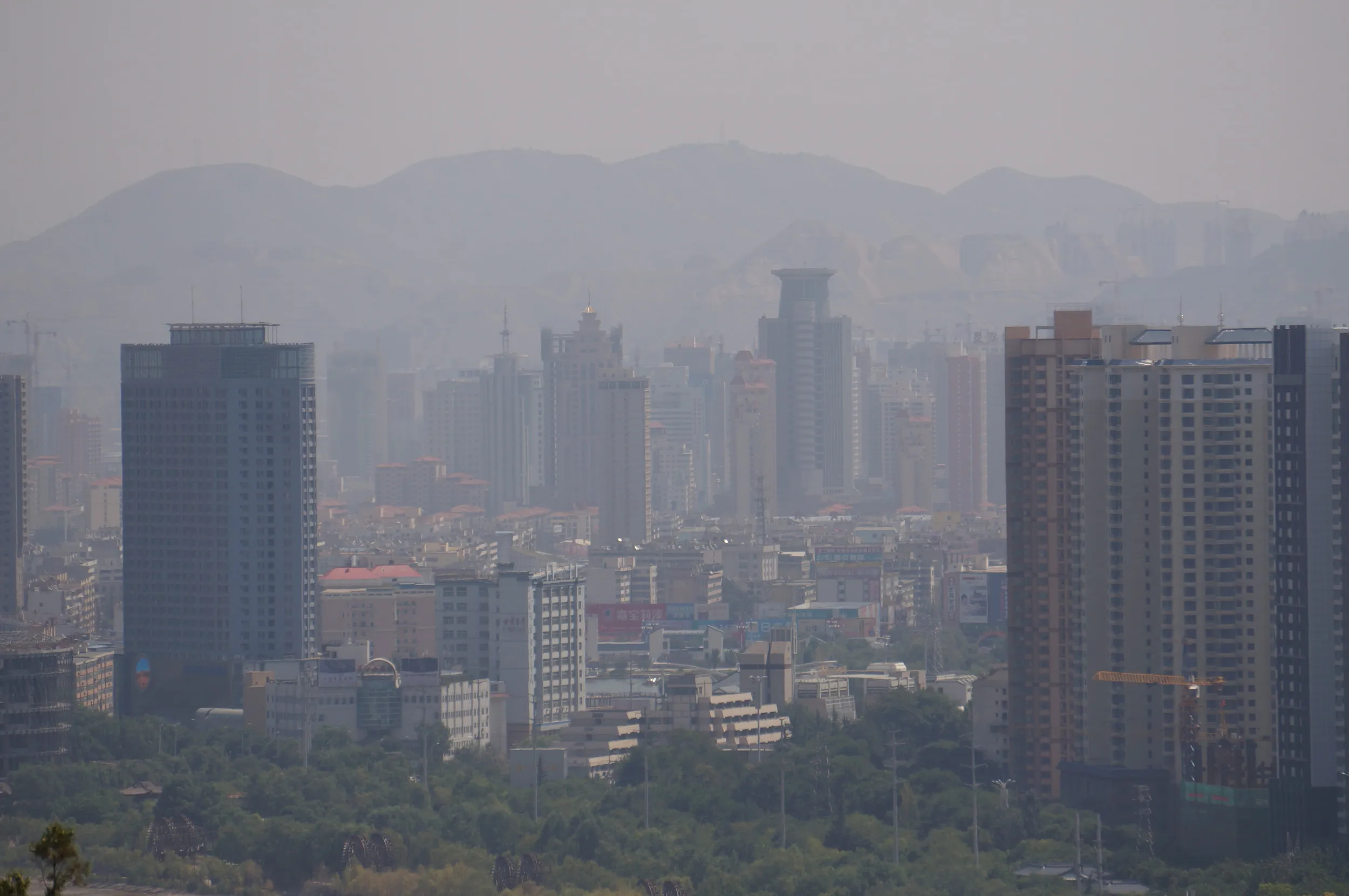 蘭州市内を撮影