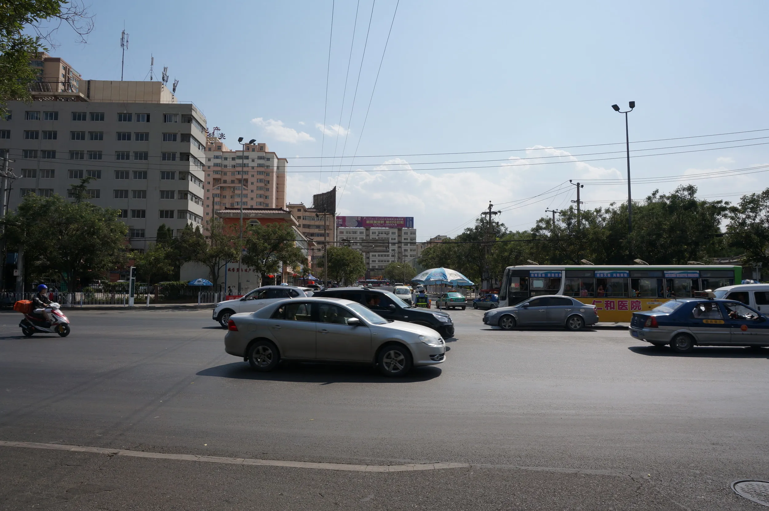 蘭州水車園付近の風景