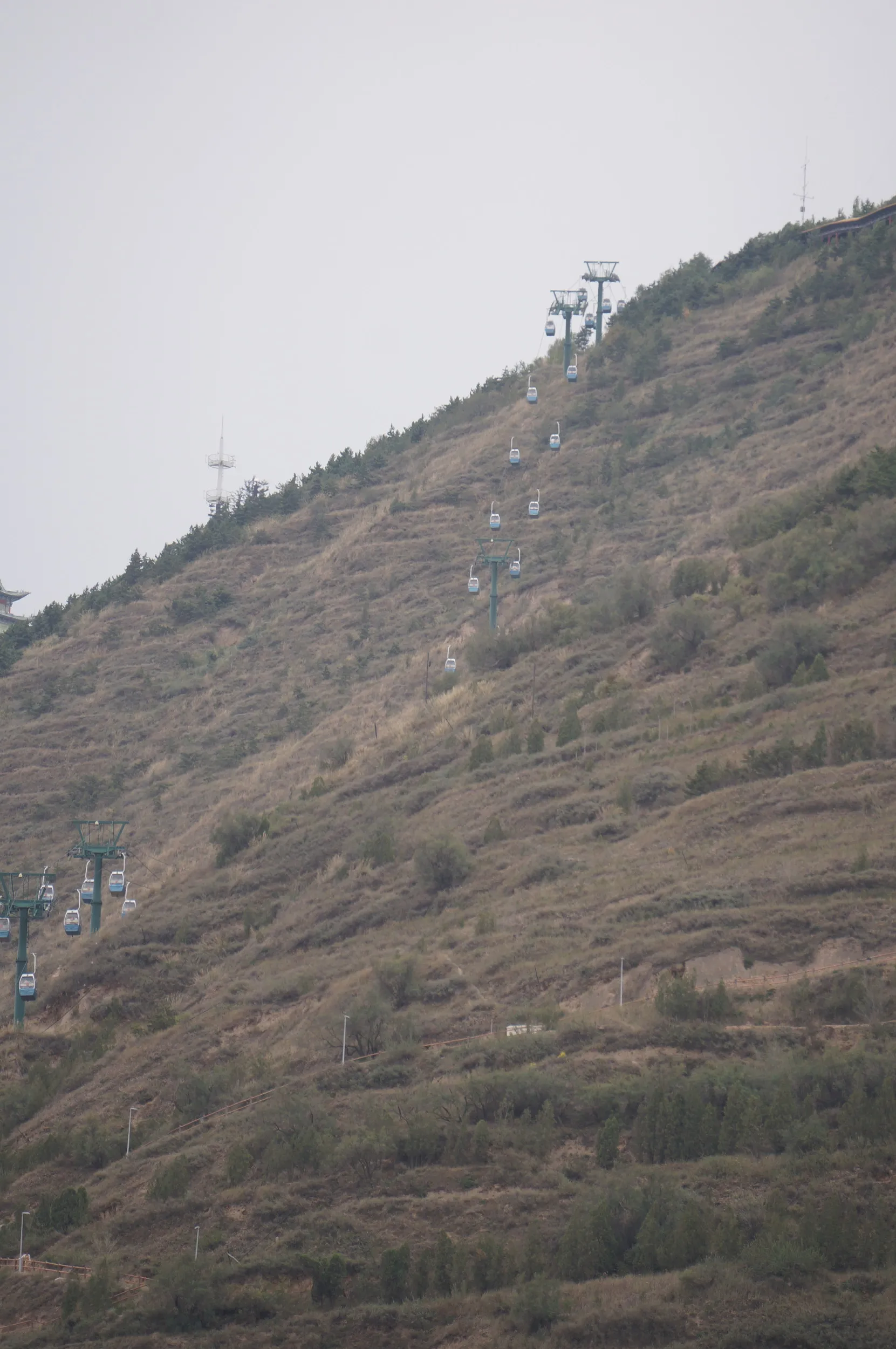 五泉山公園のロープウェイ
