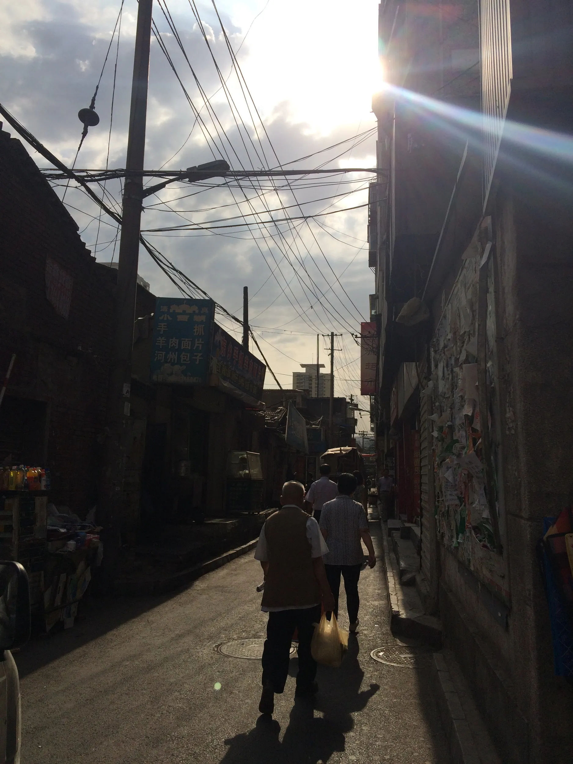 天水南路の路地