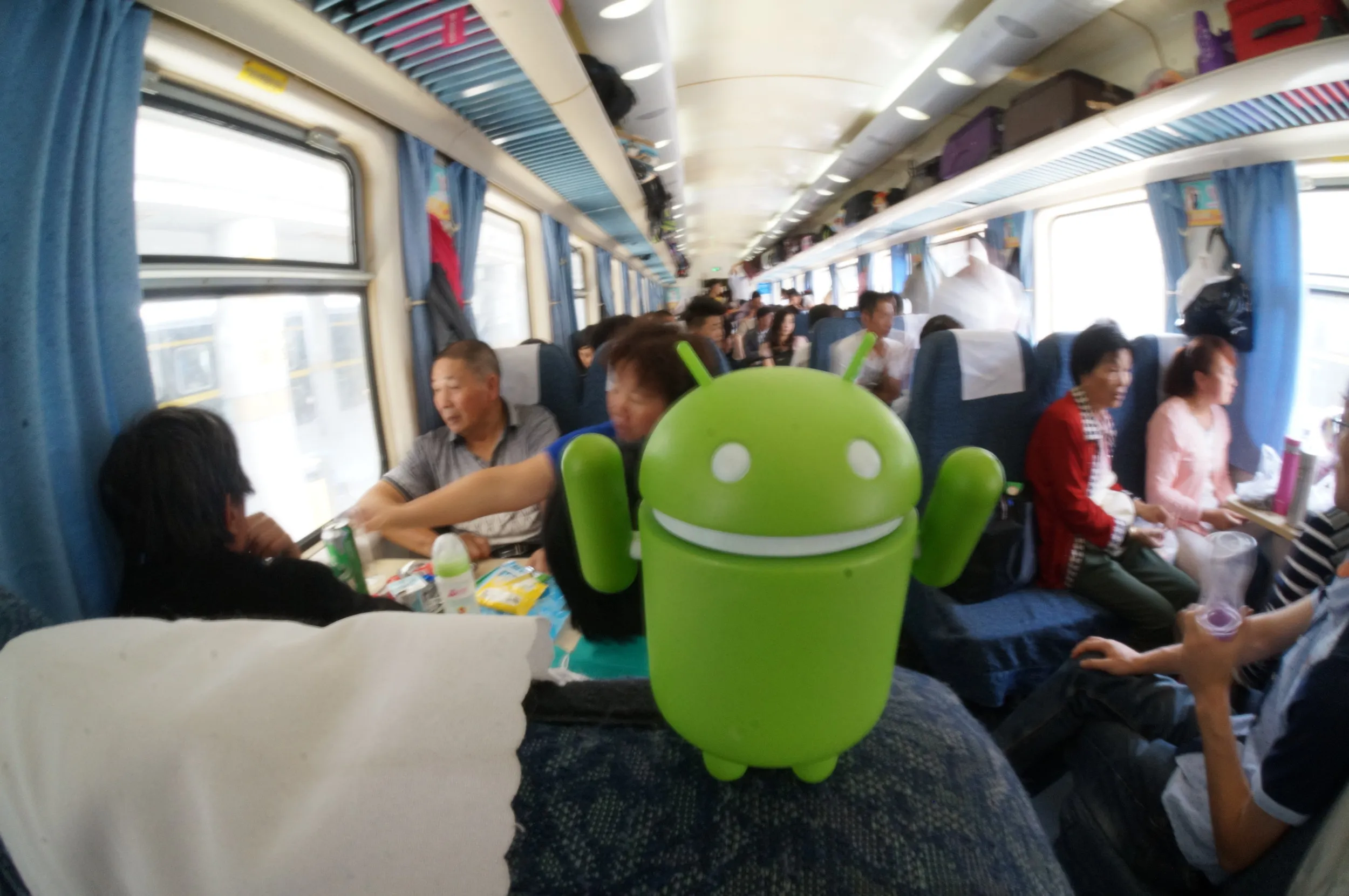 ドロイド君が記念撮影