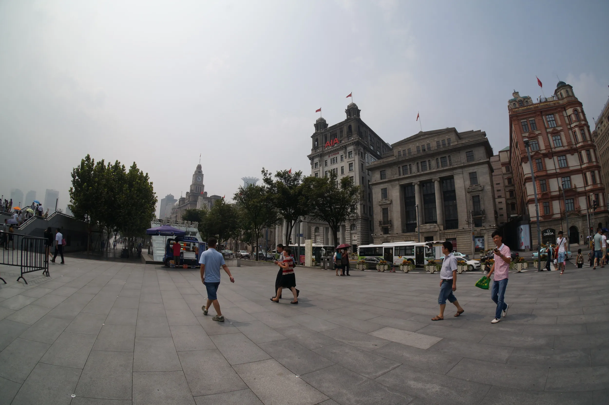 外灘（バンド）地区の風景