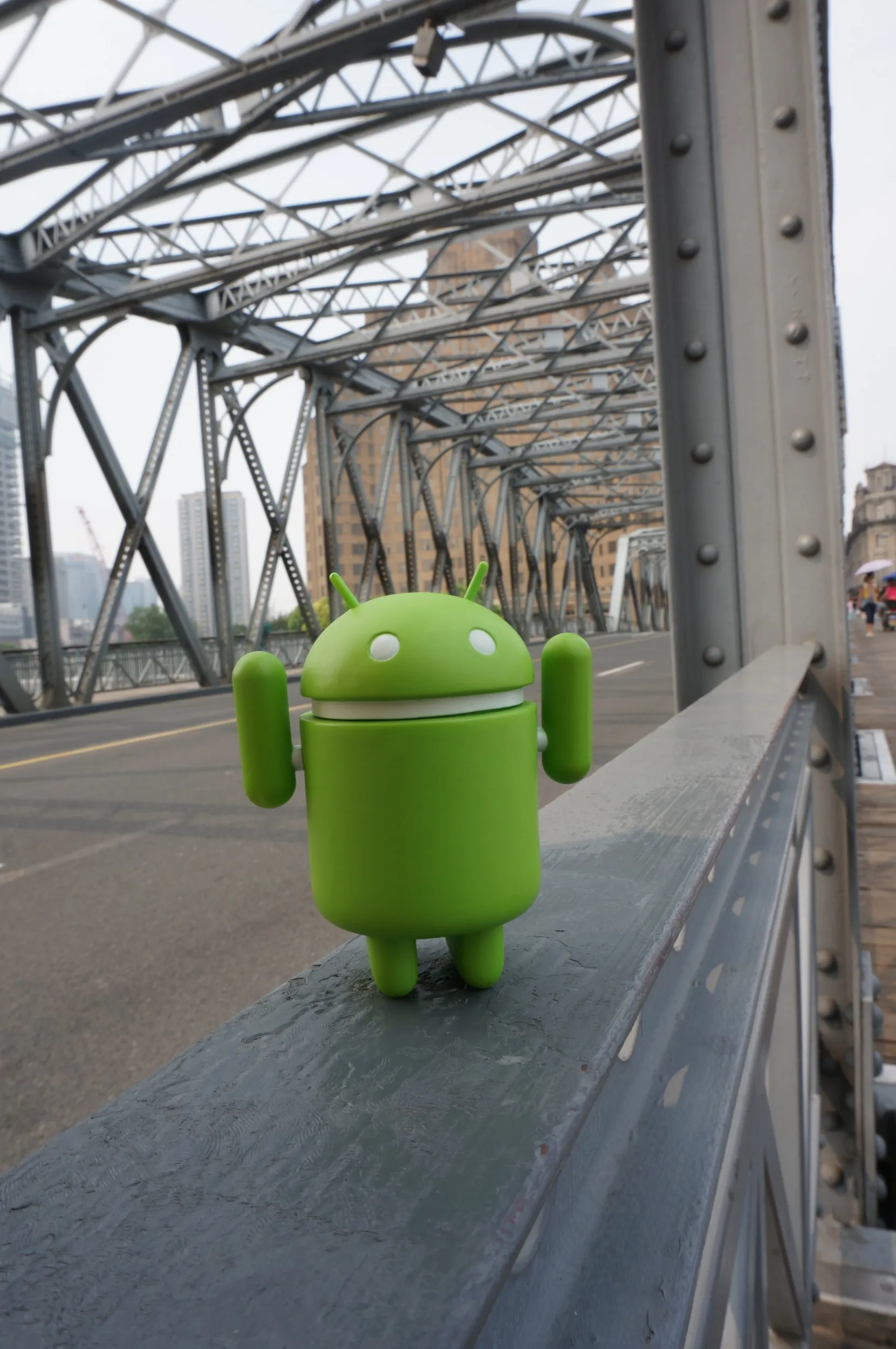 ドロイド君が記念撮影