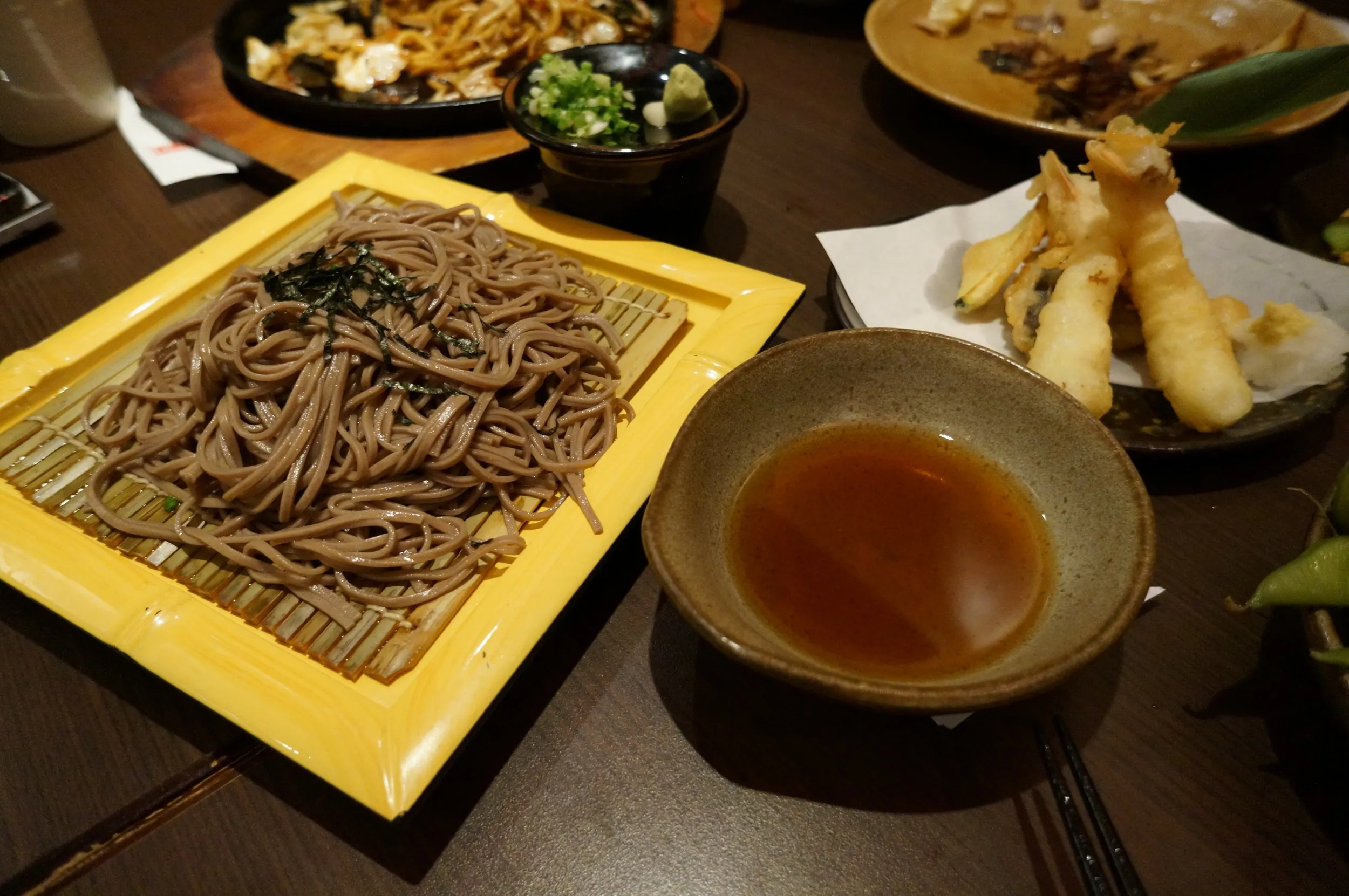 久しぶりのお蕎麦