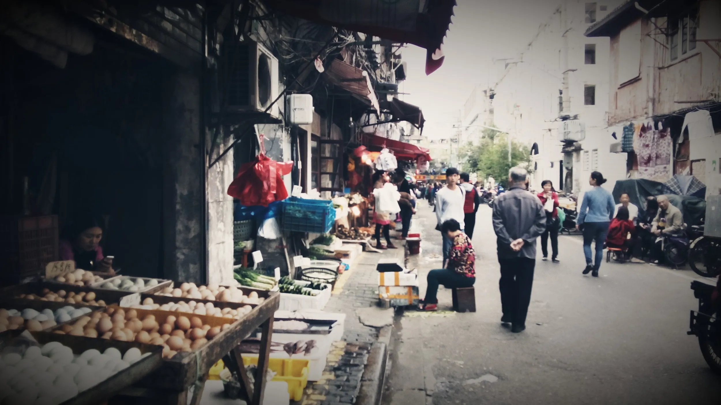 老西門の日常風景