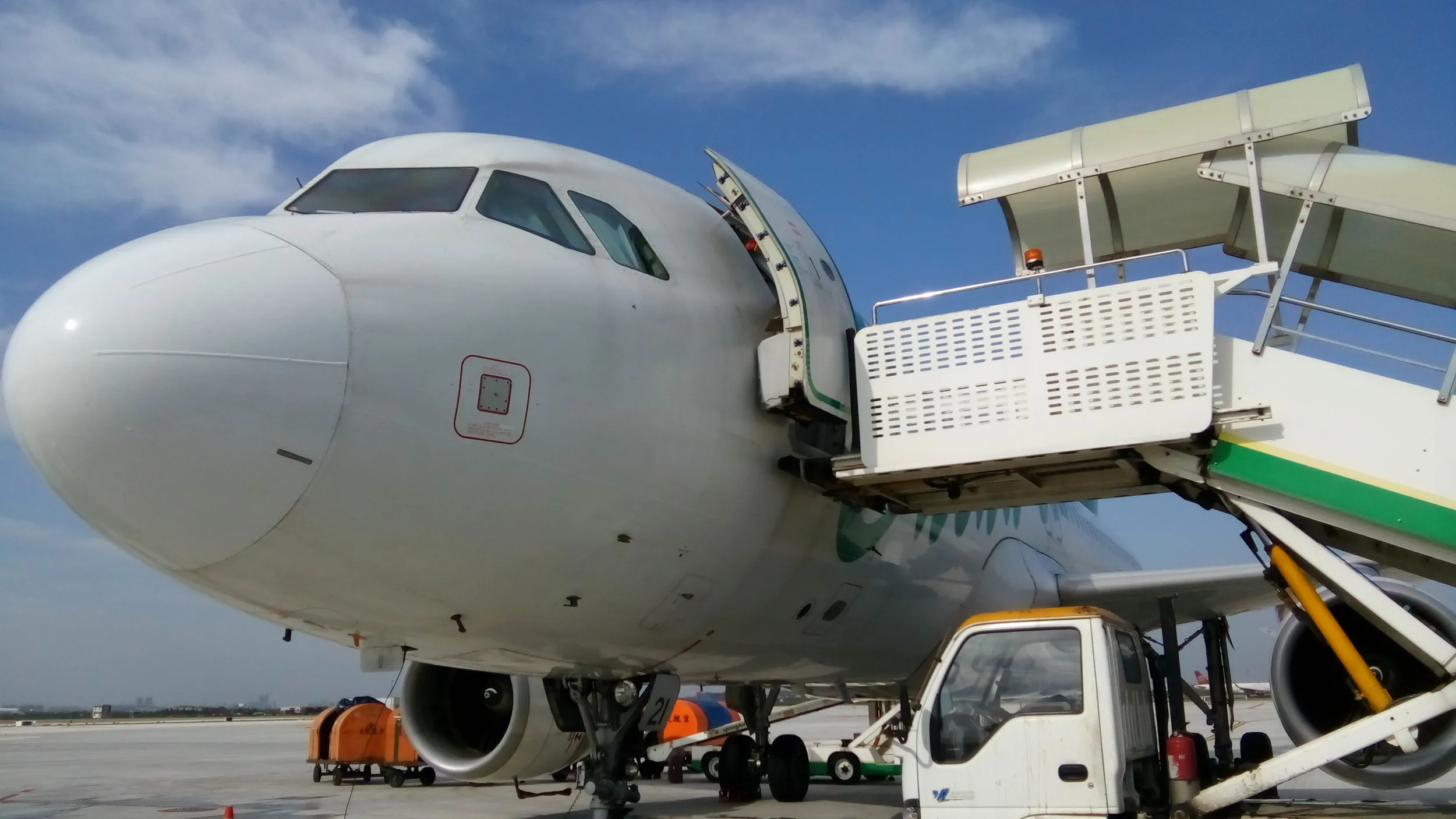 春秋航空で一時帰国