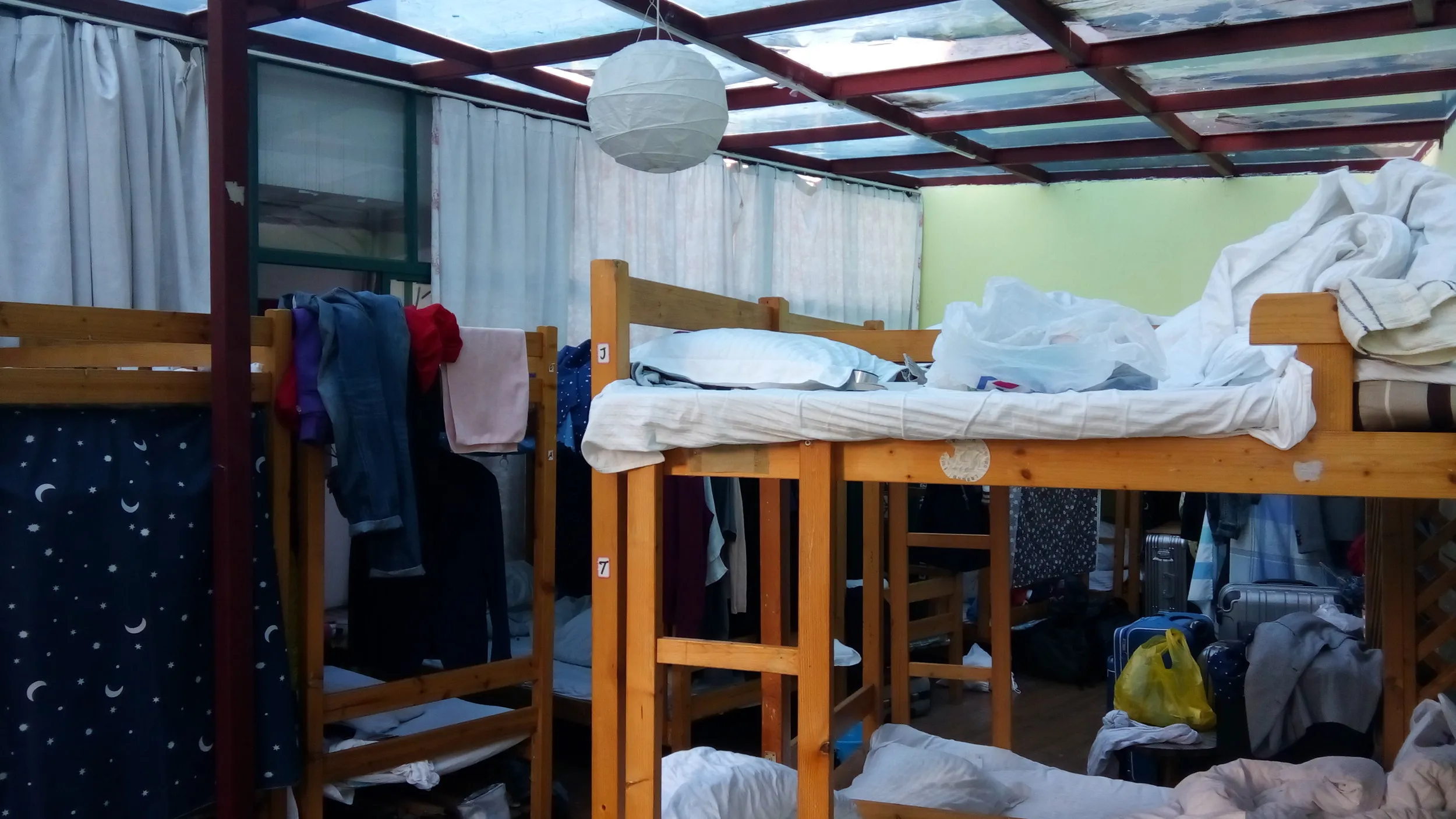 上海大隠国際青年旅舎の室内