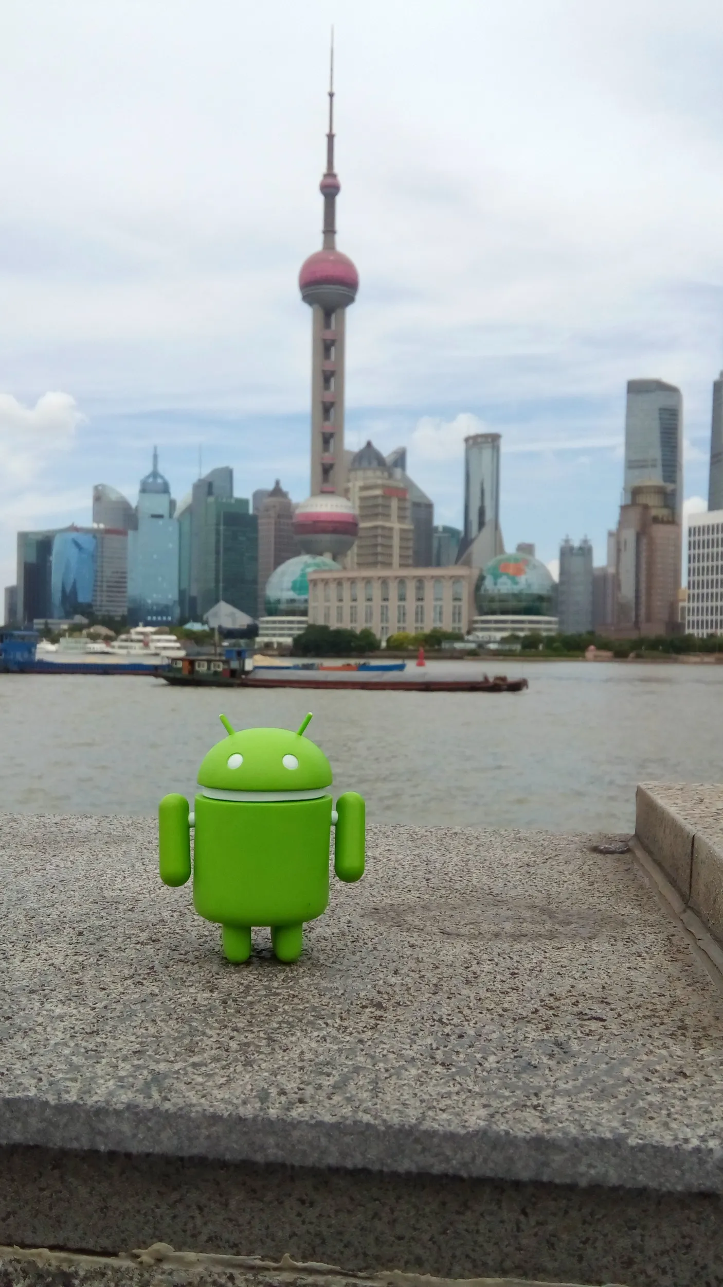 ドロイド君の記念撮影