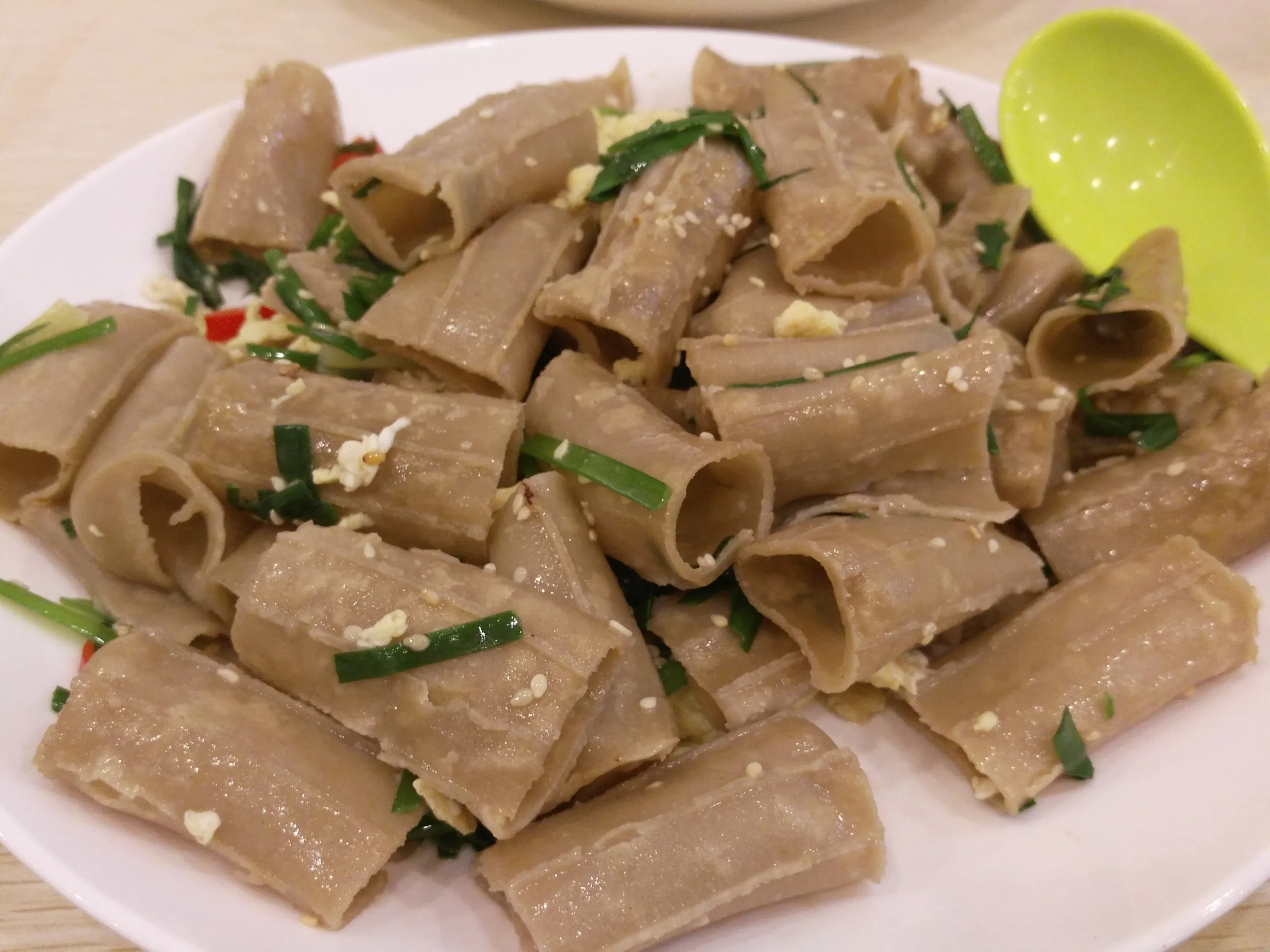 山西省の燕麦麺と豆腐