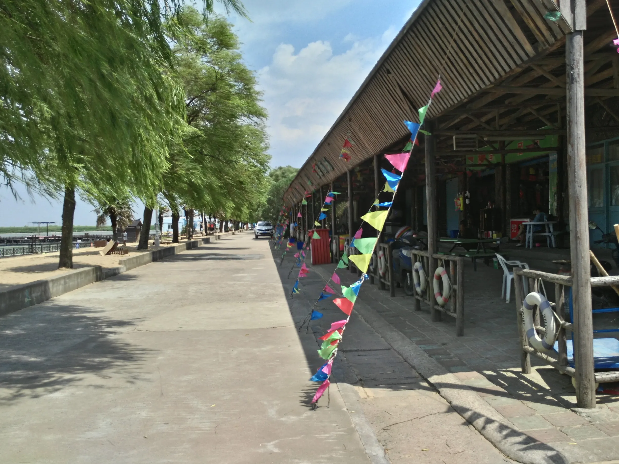 海水浴場内の様子