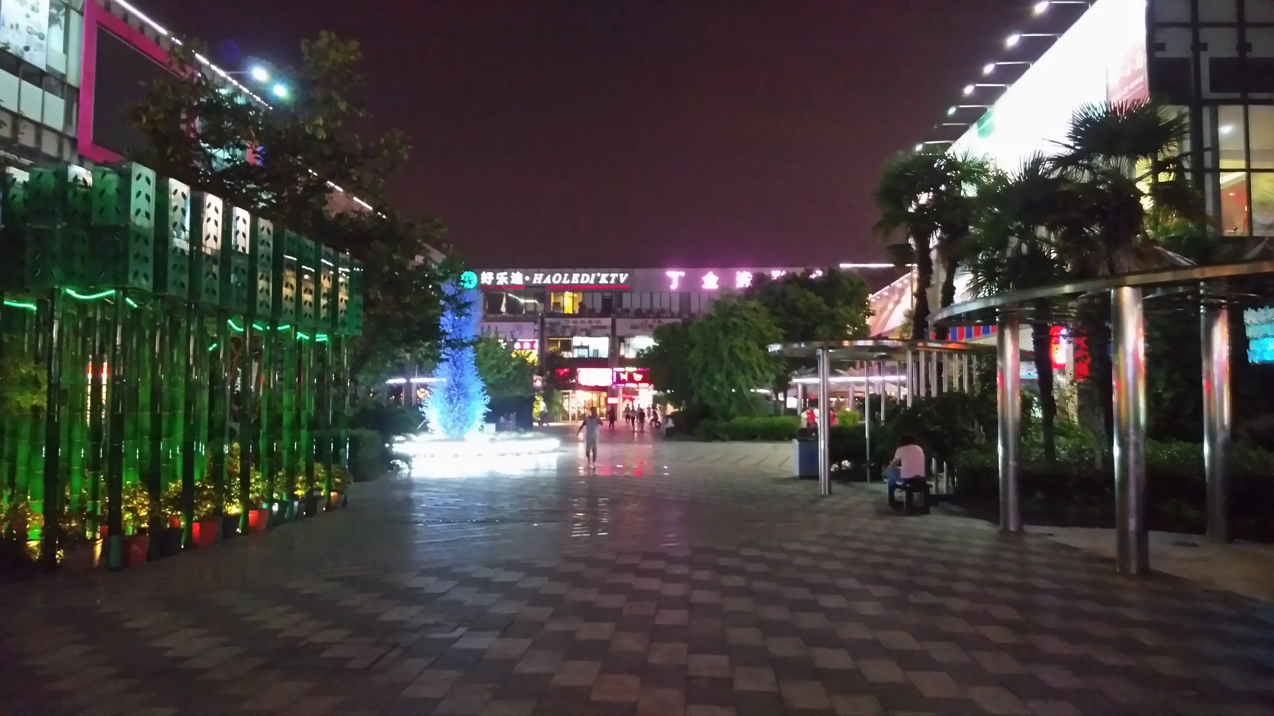 夜の張江高科駅