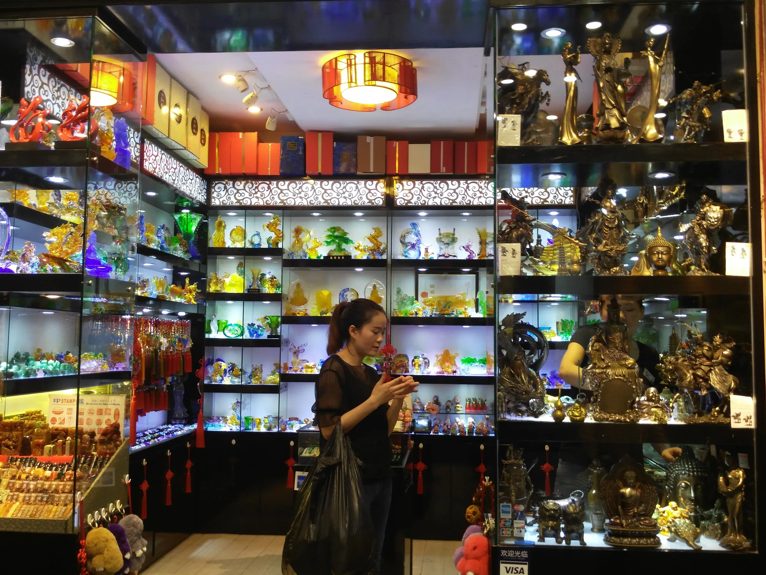 豫園散歩の様子