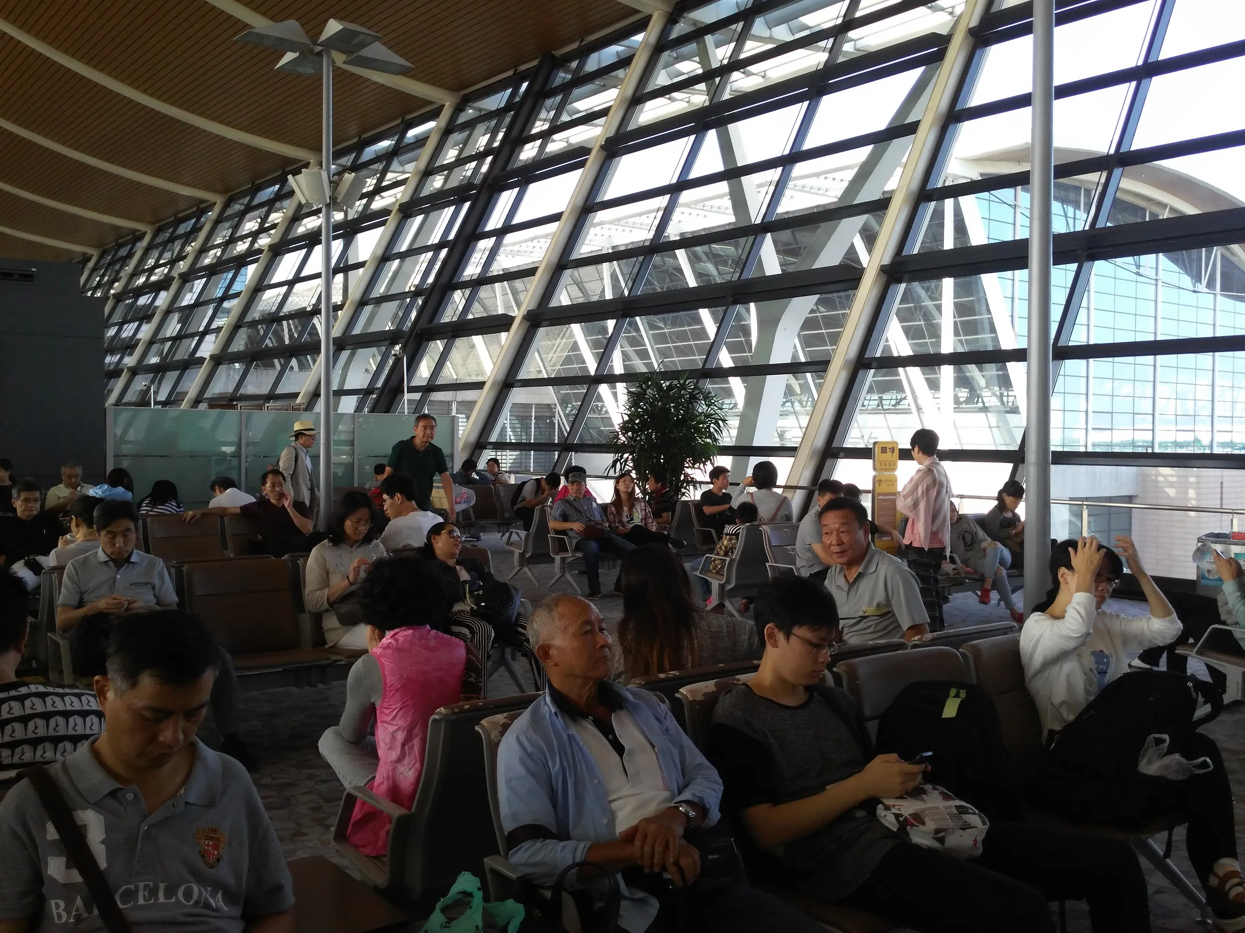 搭乗口への移動