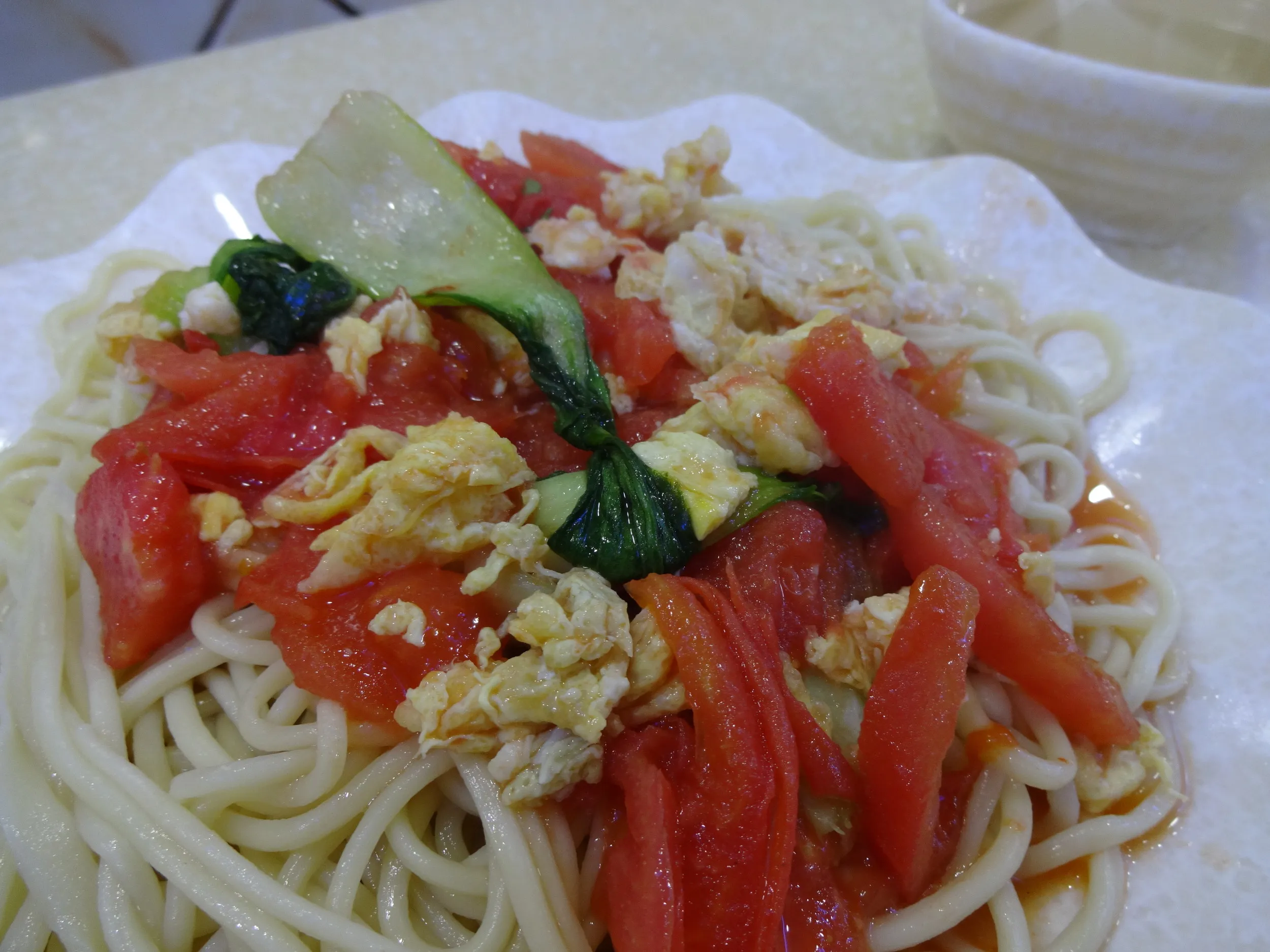 トマトと卵の炒め麺