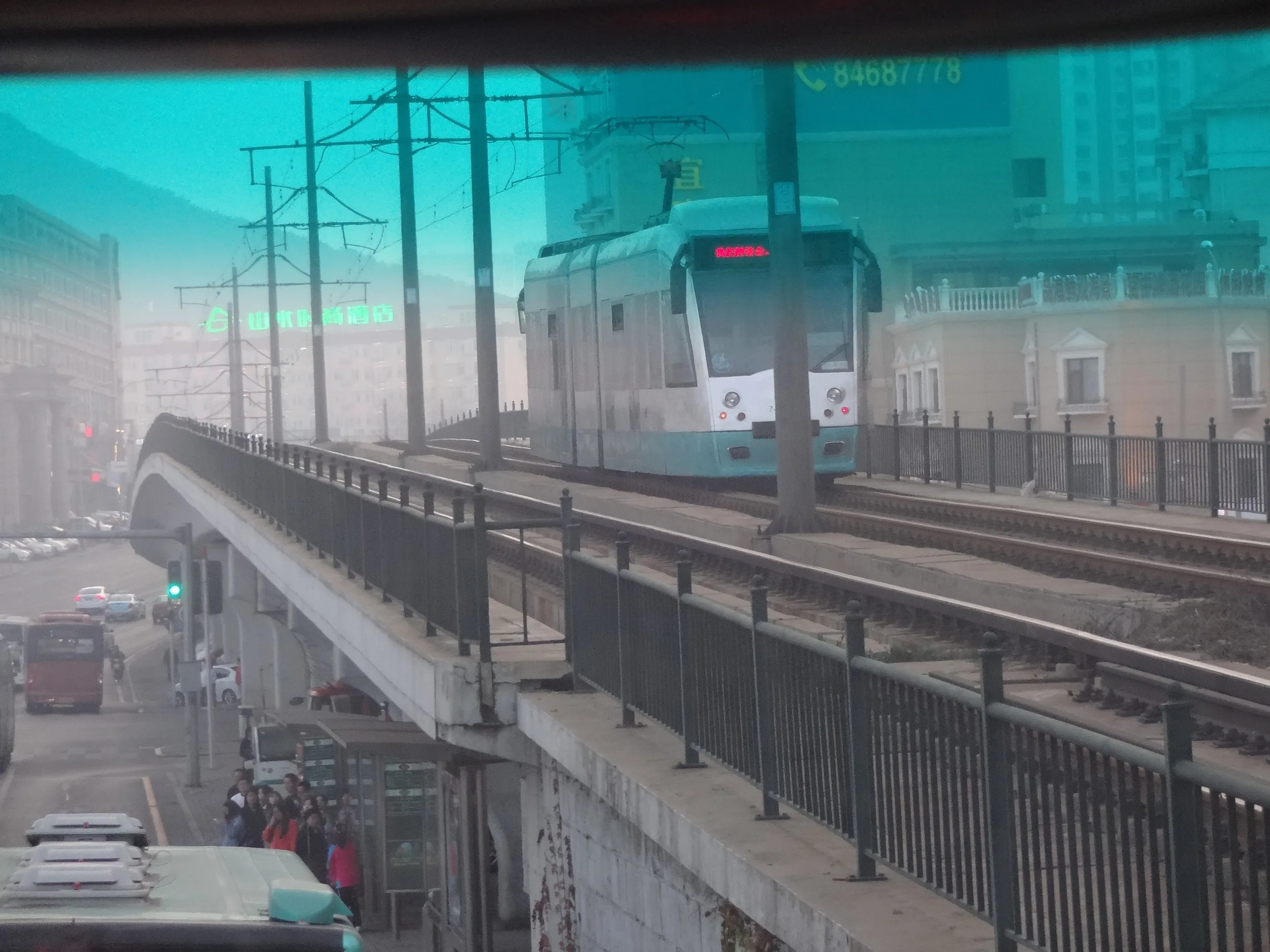 大連のトラム（路面電車）