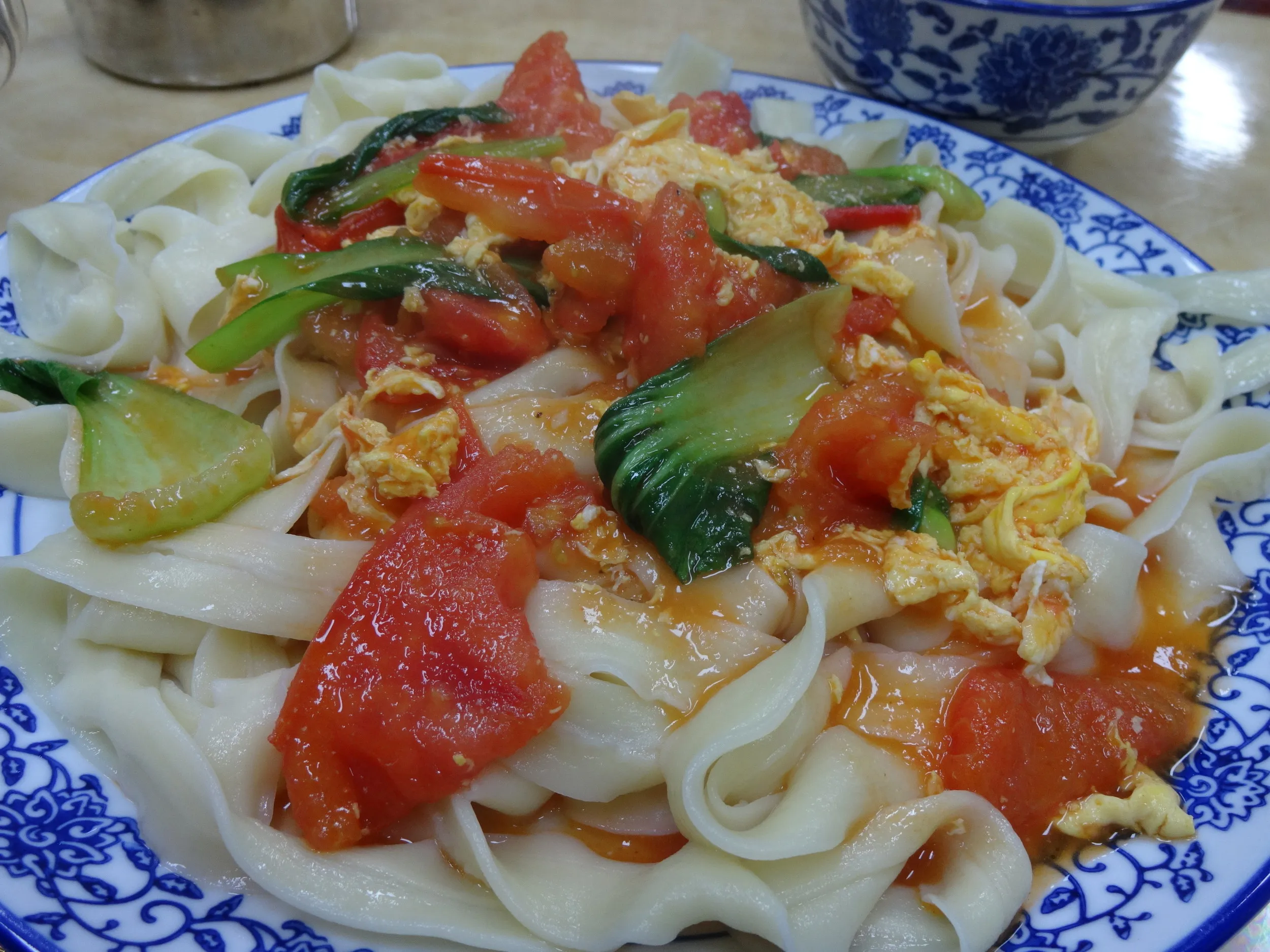 卵とトマトの炒め麺