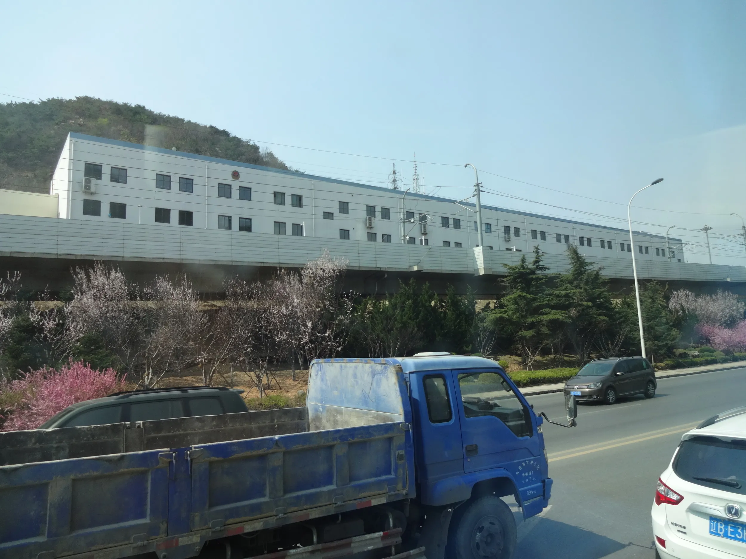 車窓から見えるトラム