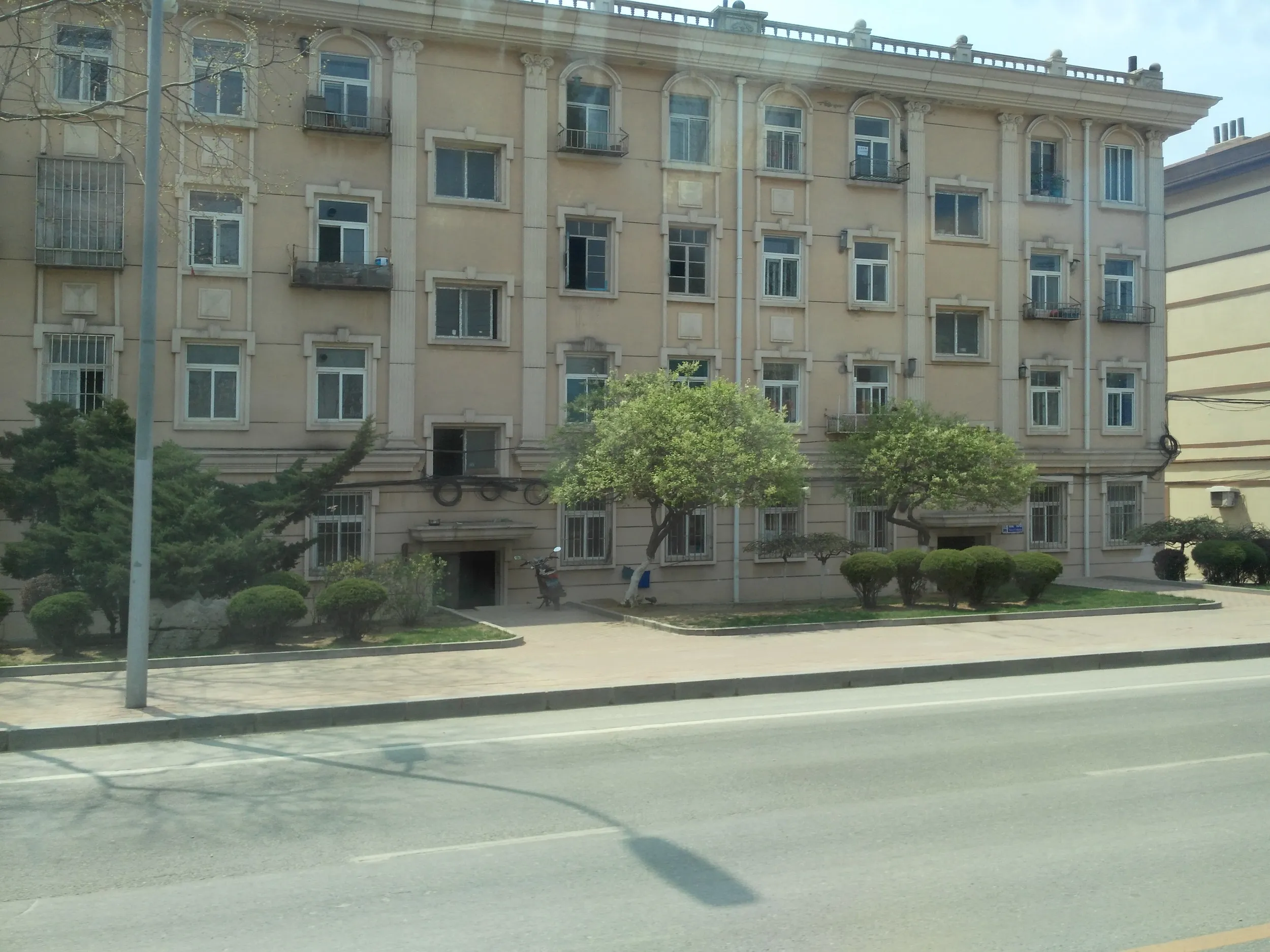 旅順中心部の風景