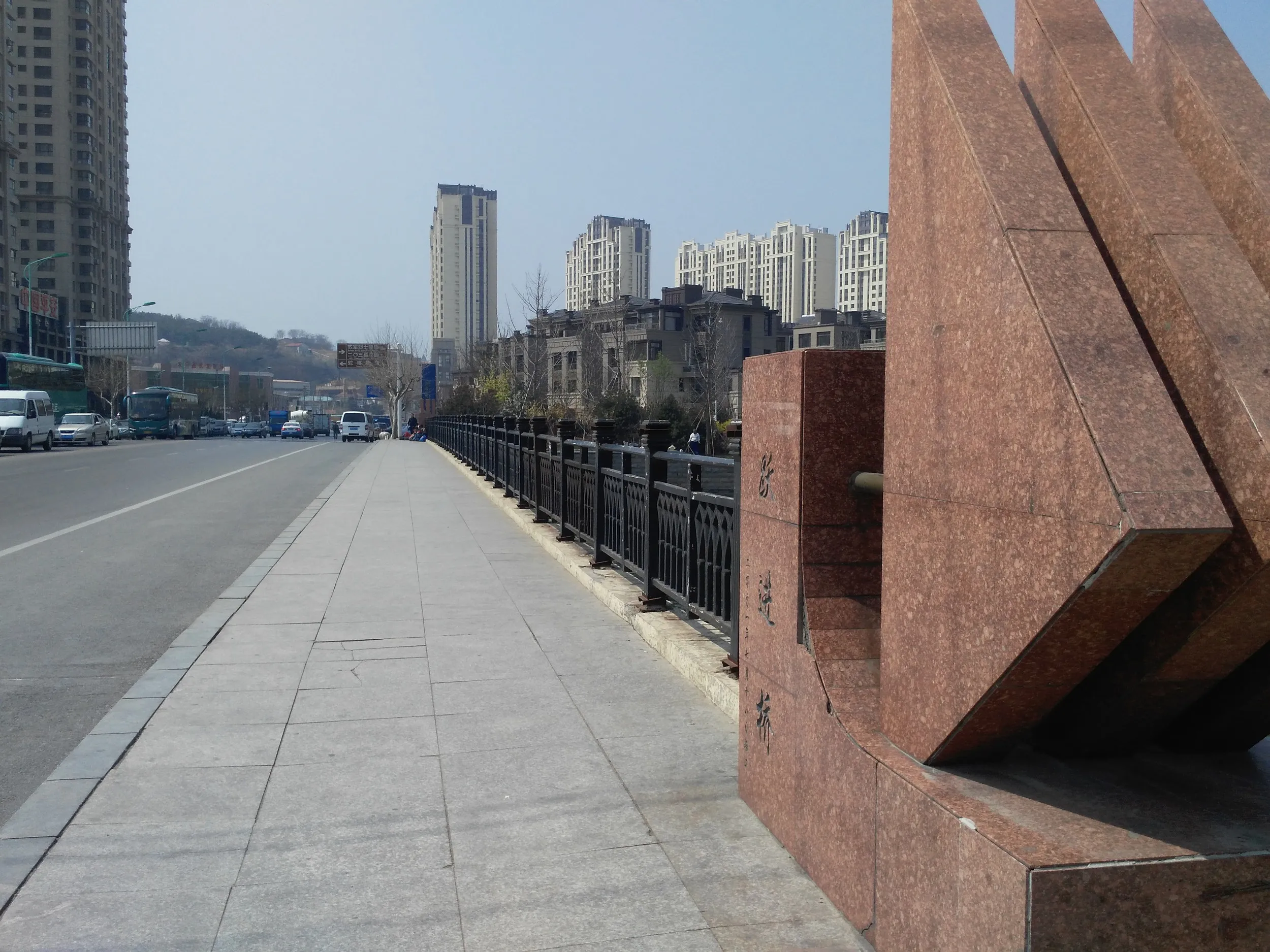 線路沿いの風景