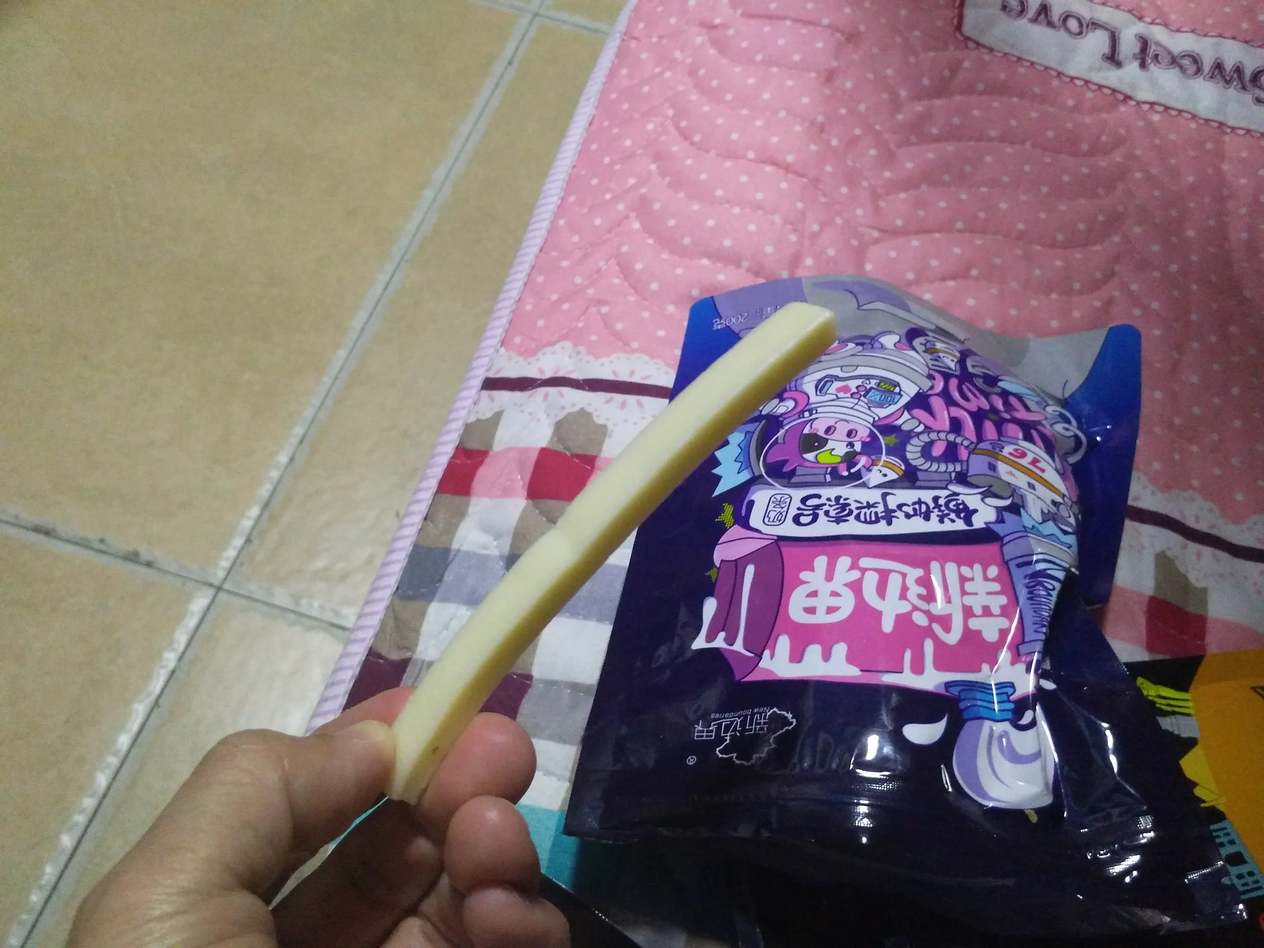 淘宝で買った牛乳スティック