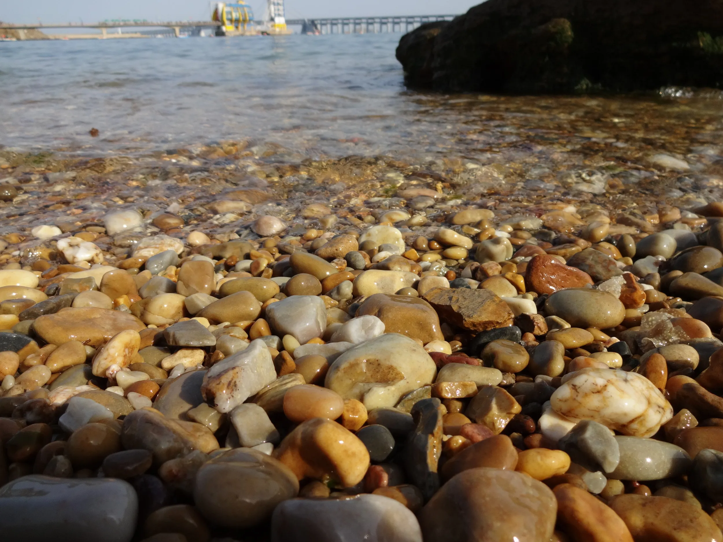 星海公園の海辺