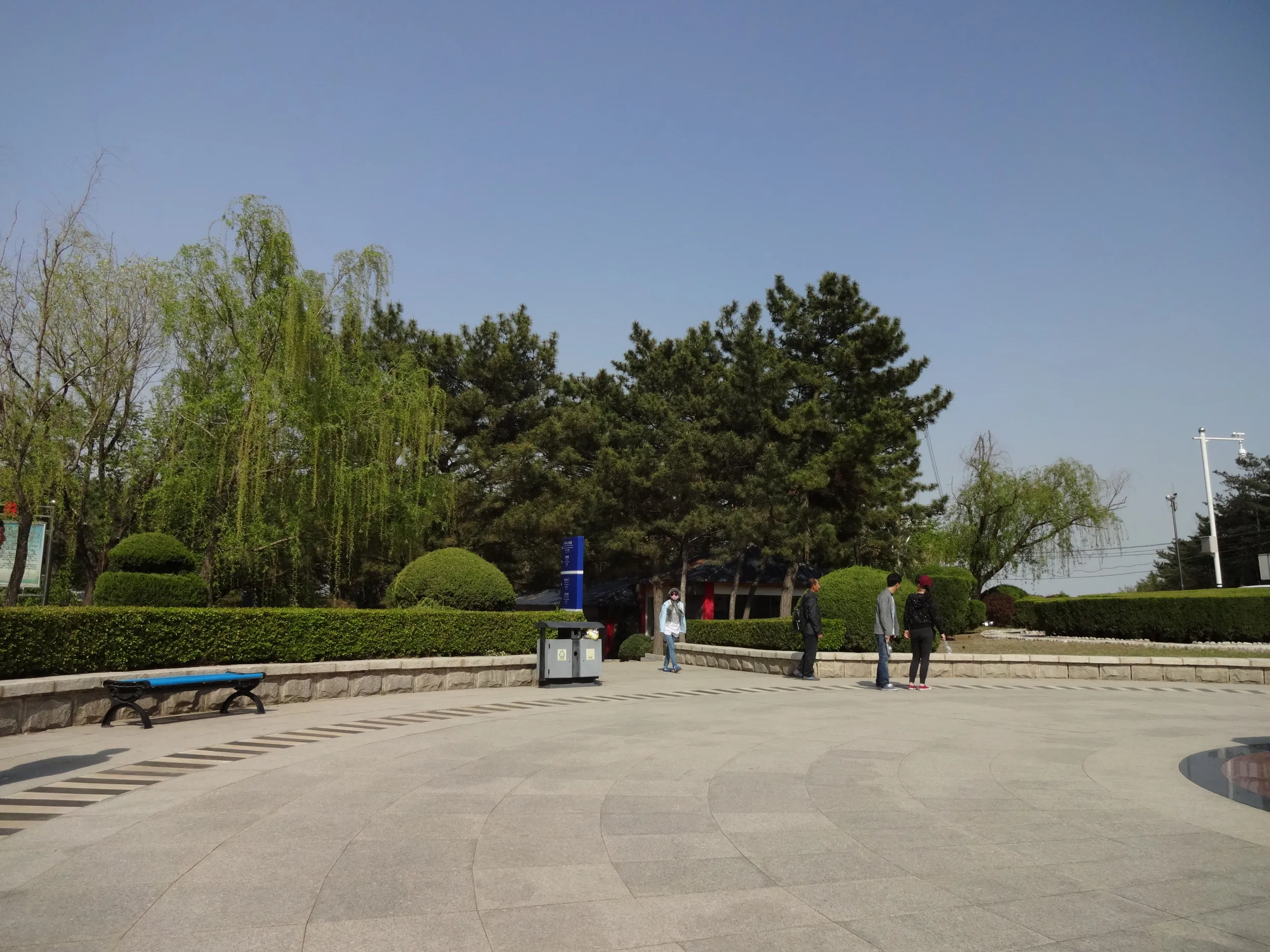 北堡塁へ向かう