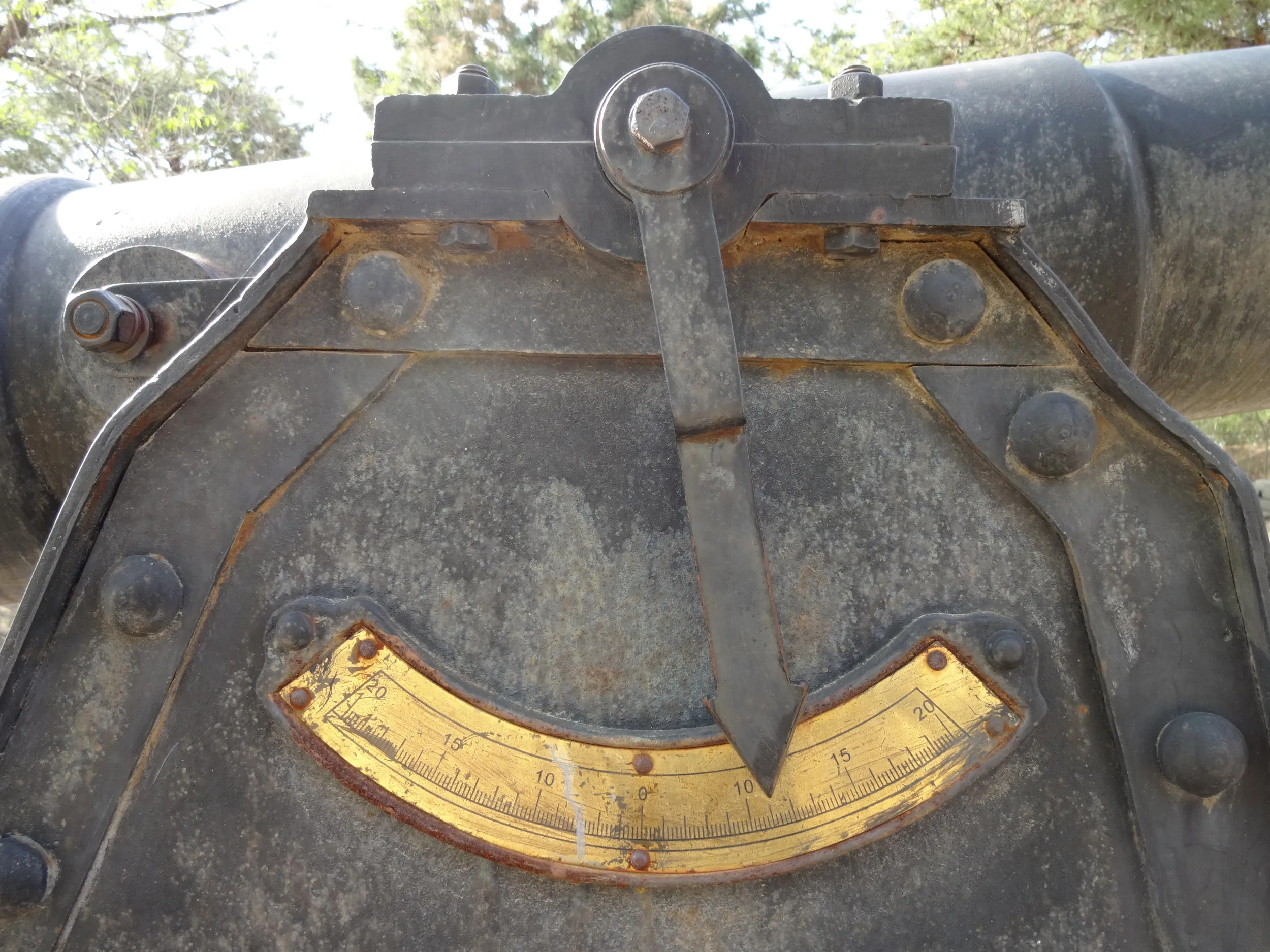 分度器付きのカノン砲