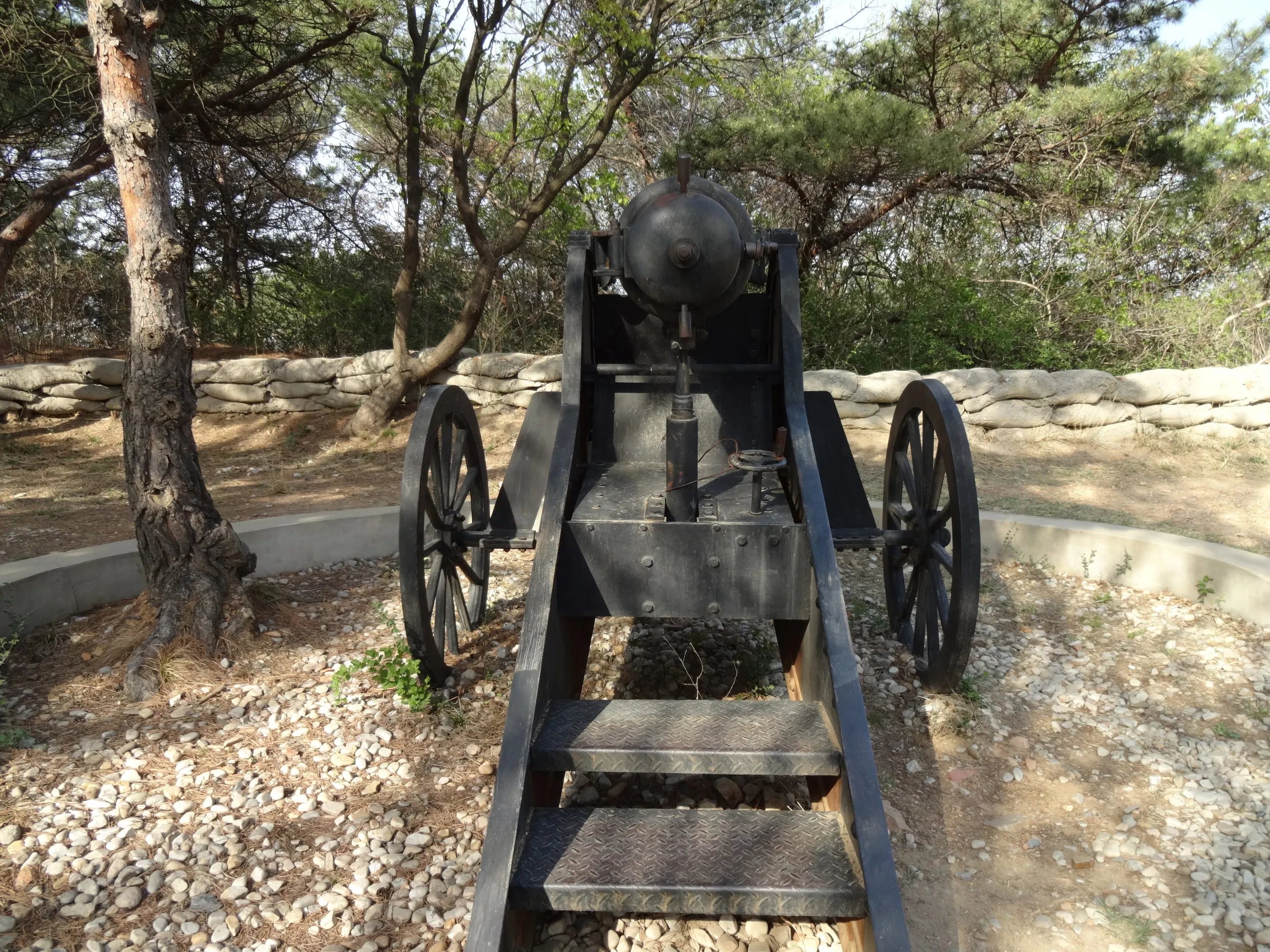 カノン砲の後ろ側