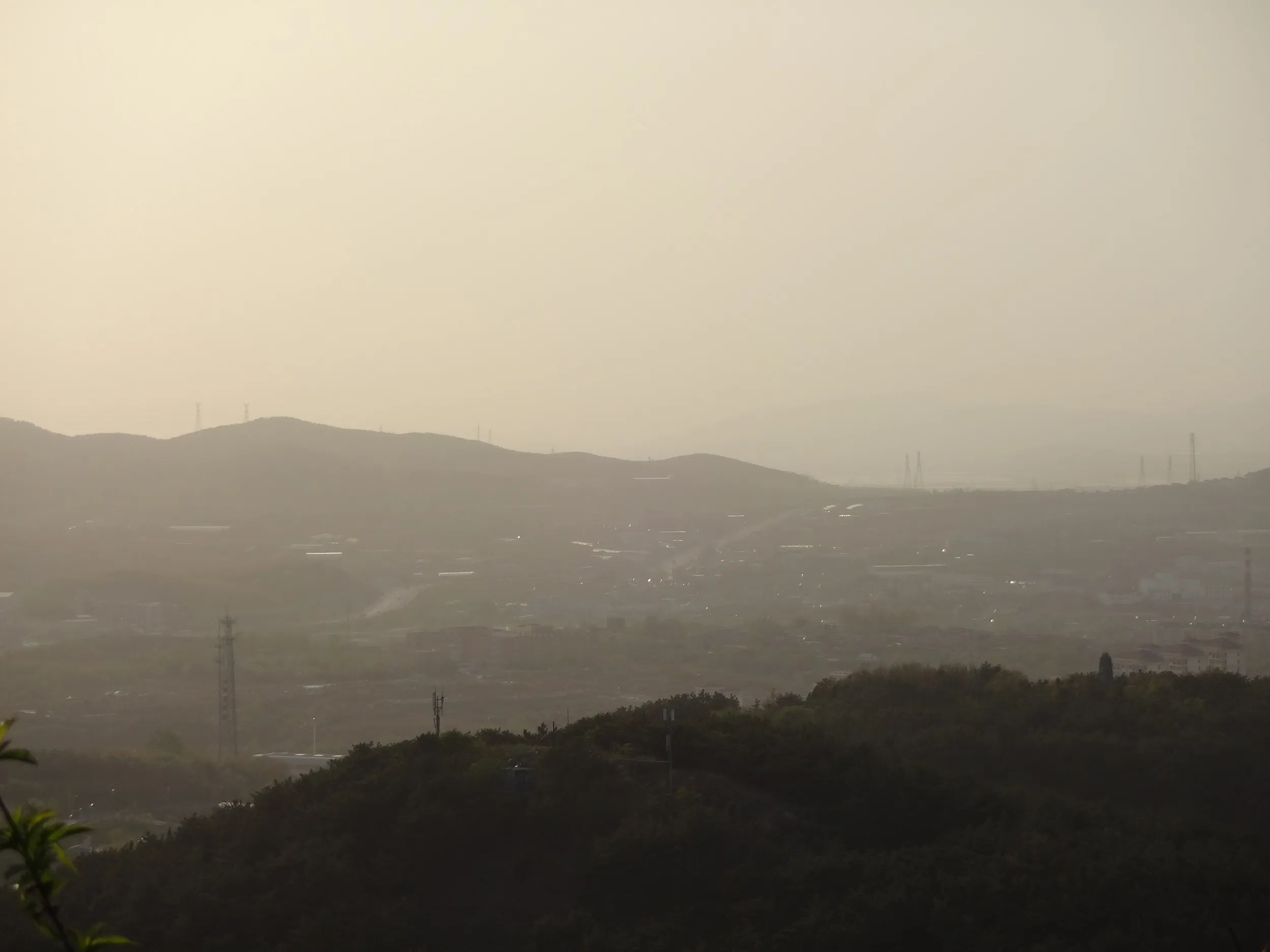 カノン砲と青空