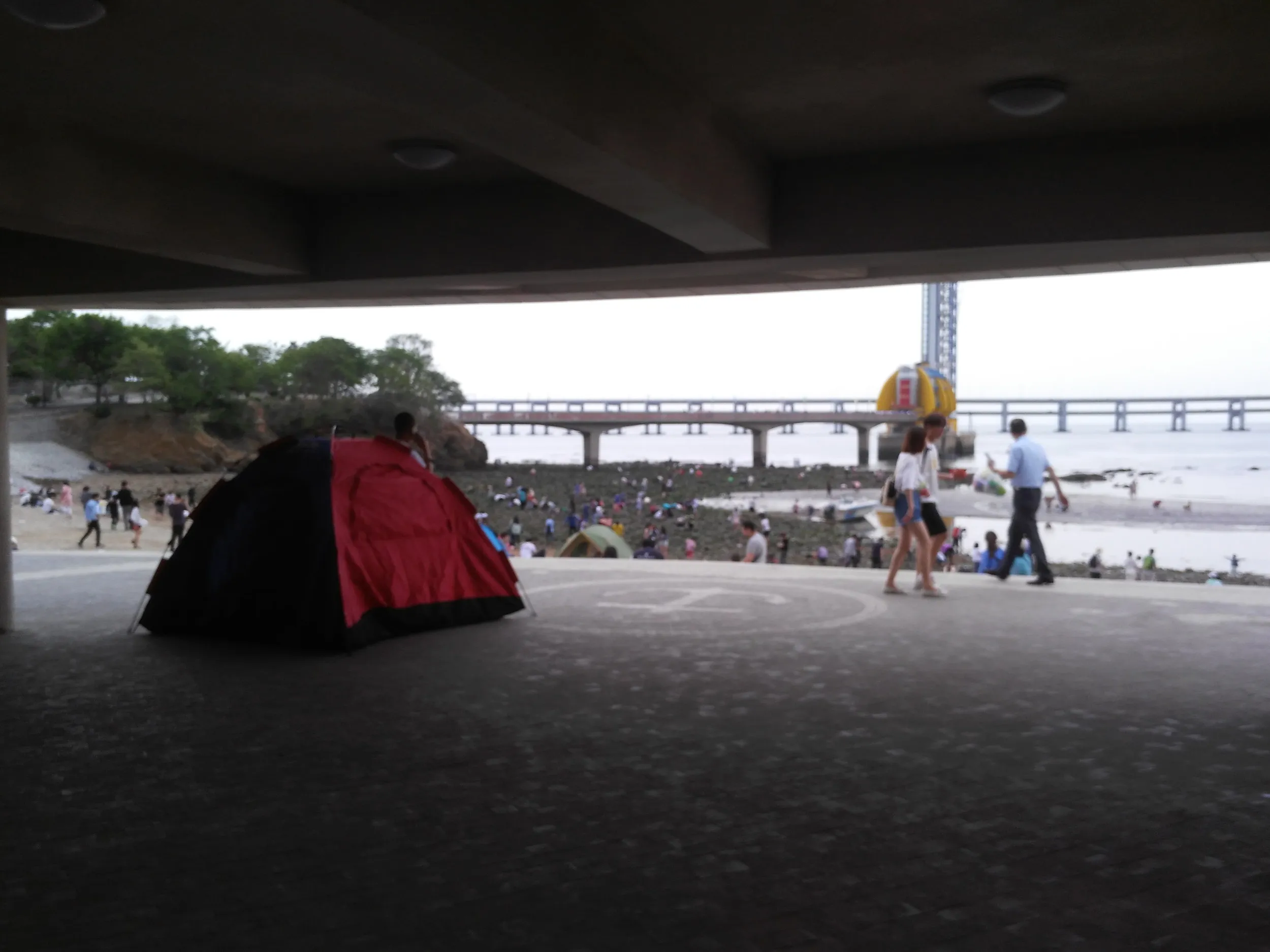 引き潮の星海公園