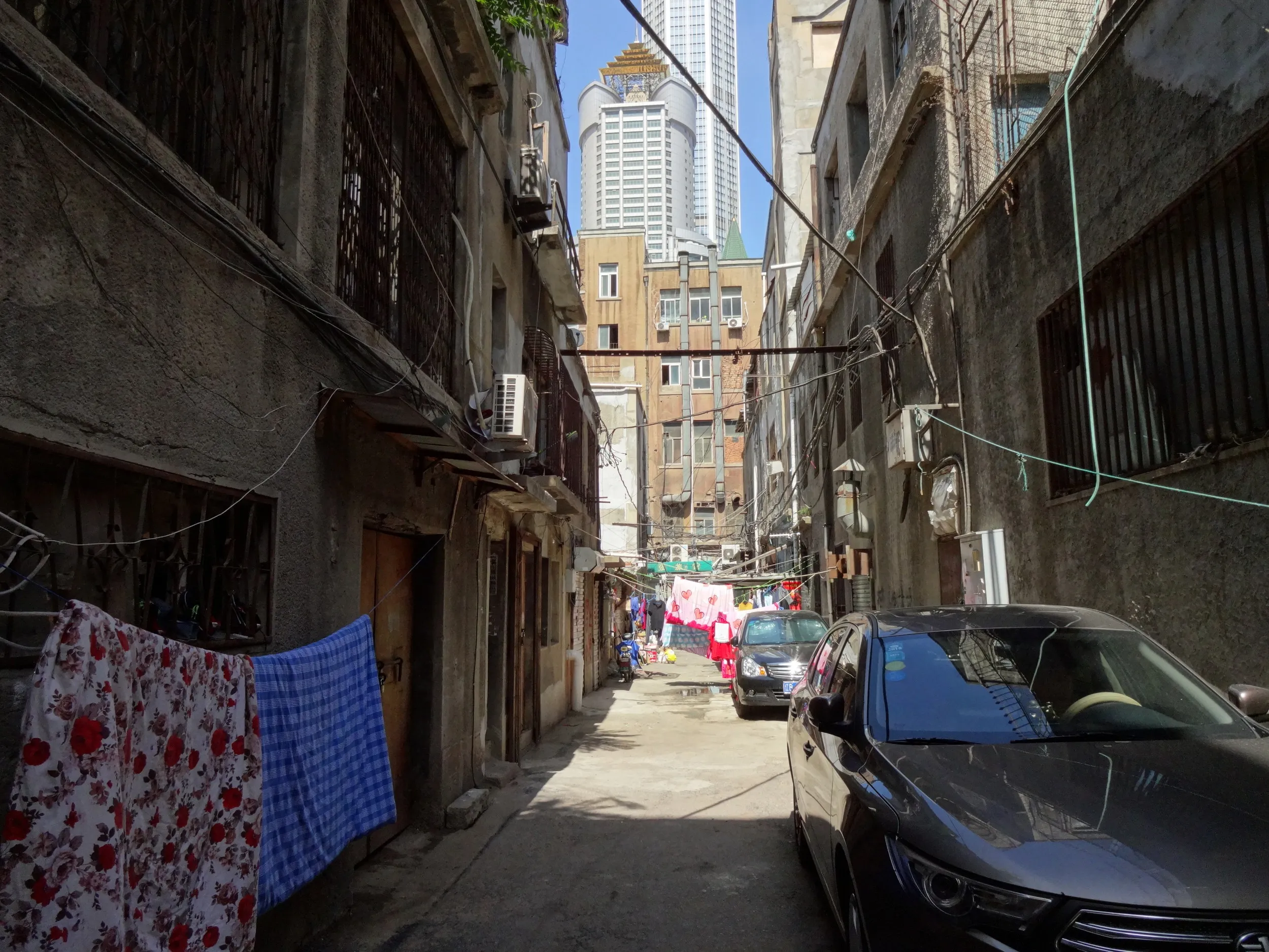 味のある街並み