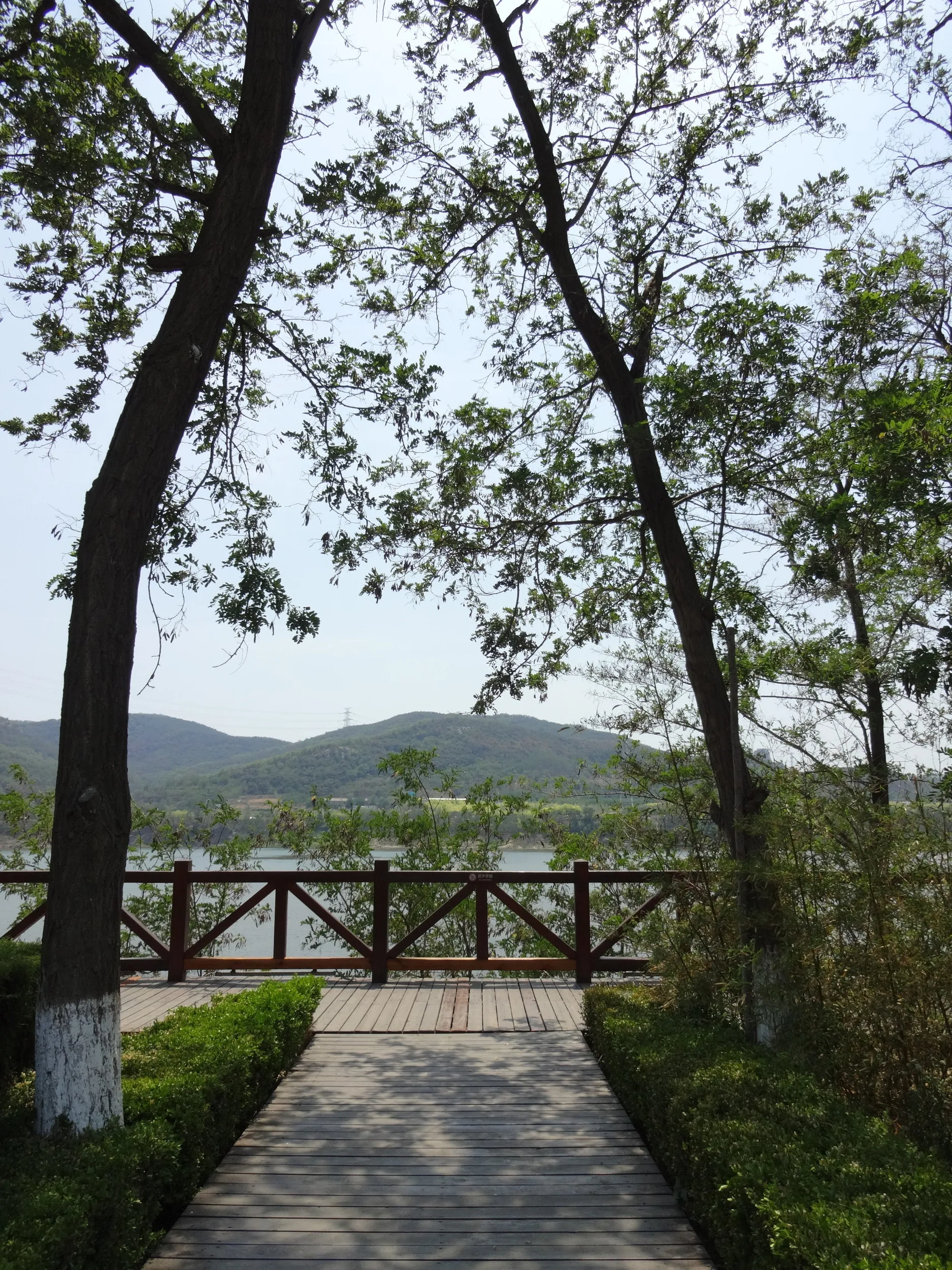 西山水庫に到着