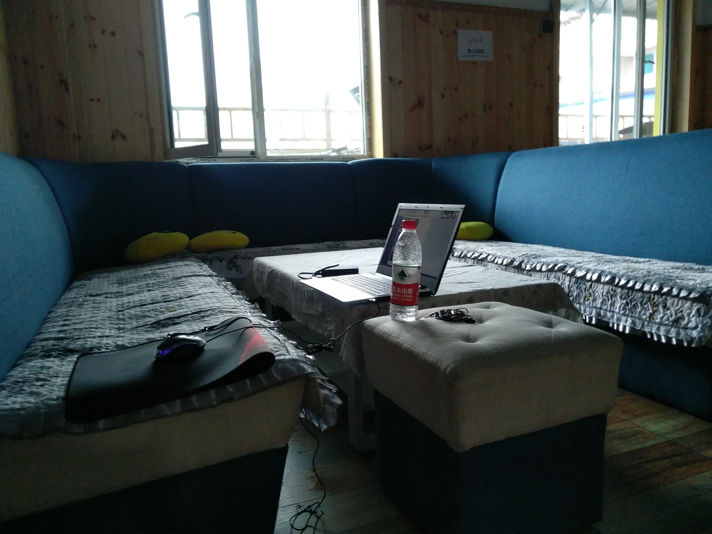 ユースホステルからの風景