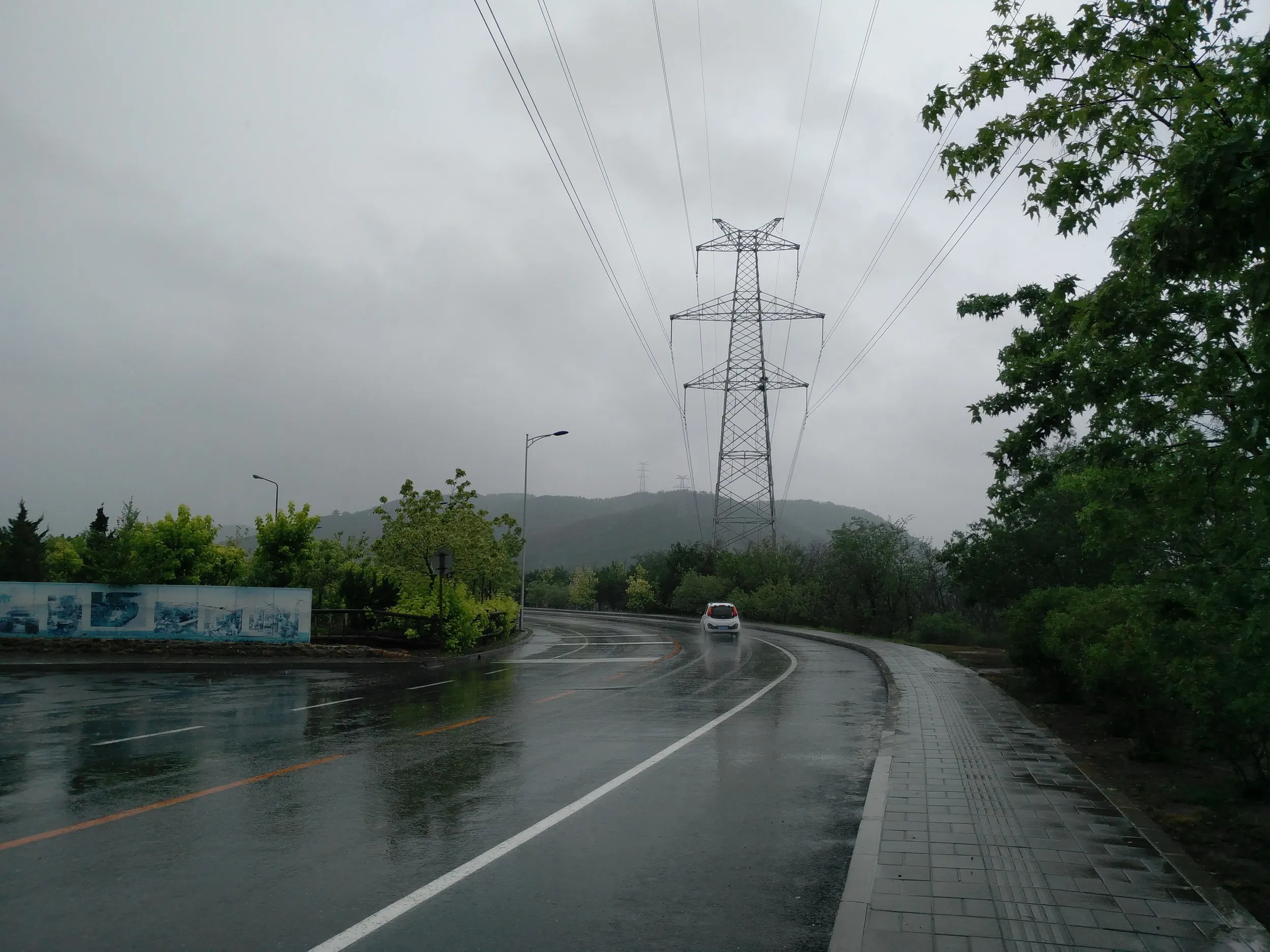 金家沟の対岸風景