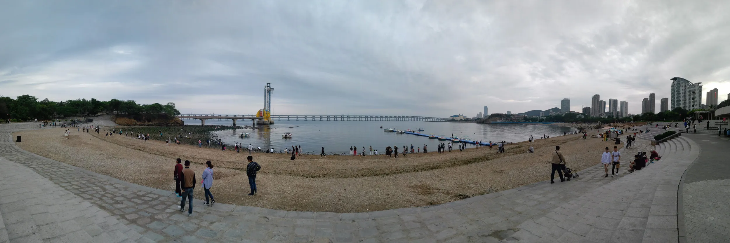 星海公園のパノラマ