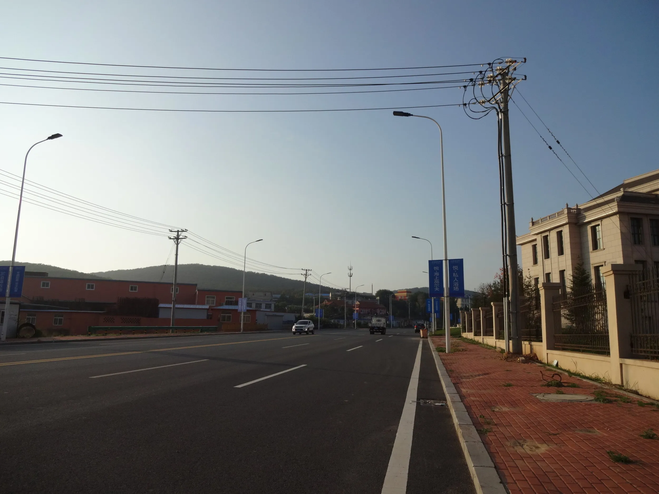 西鶏冠山付近の風景