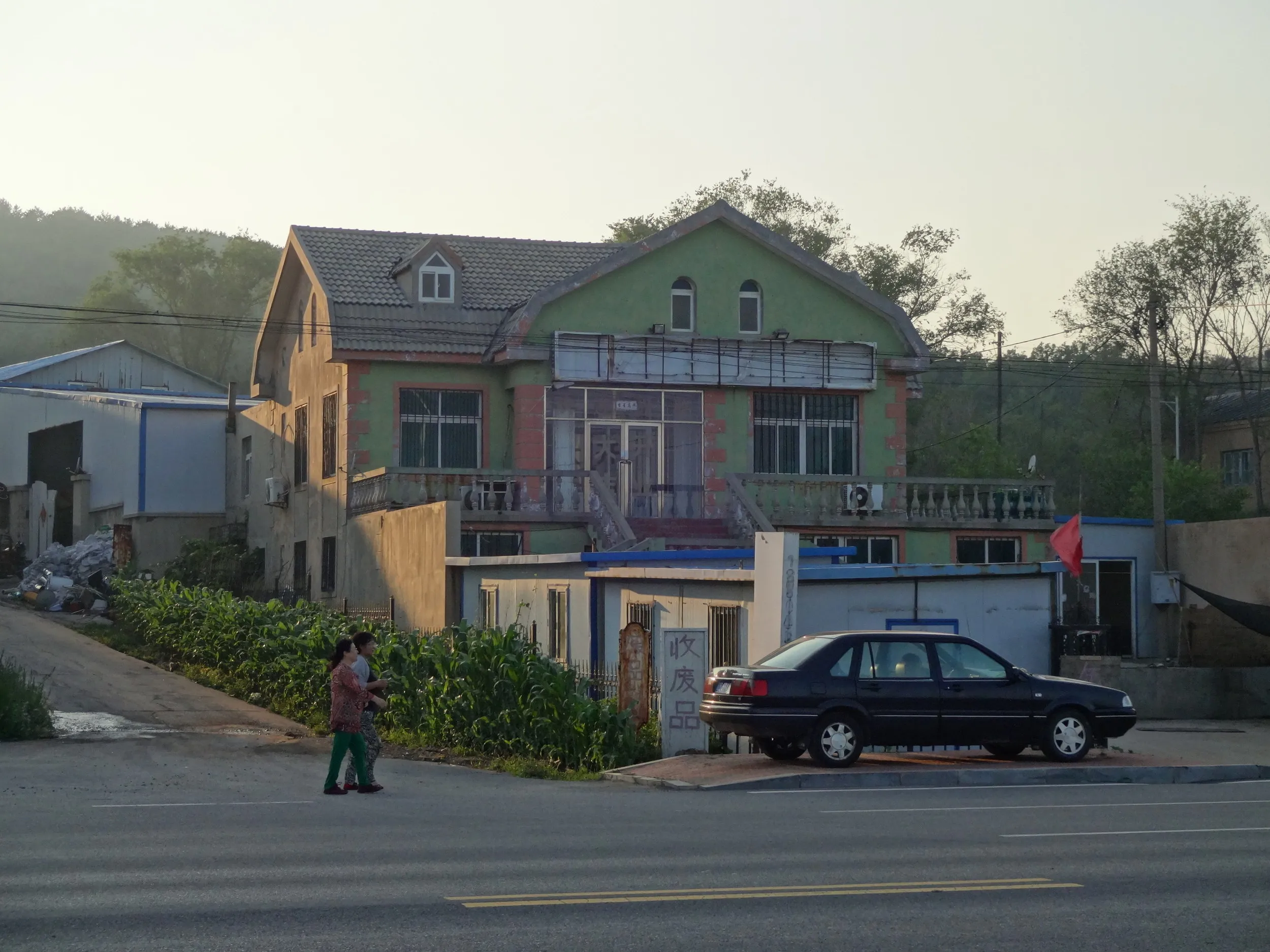 西鶏冠山付近の風景