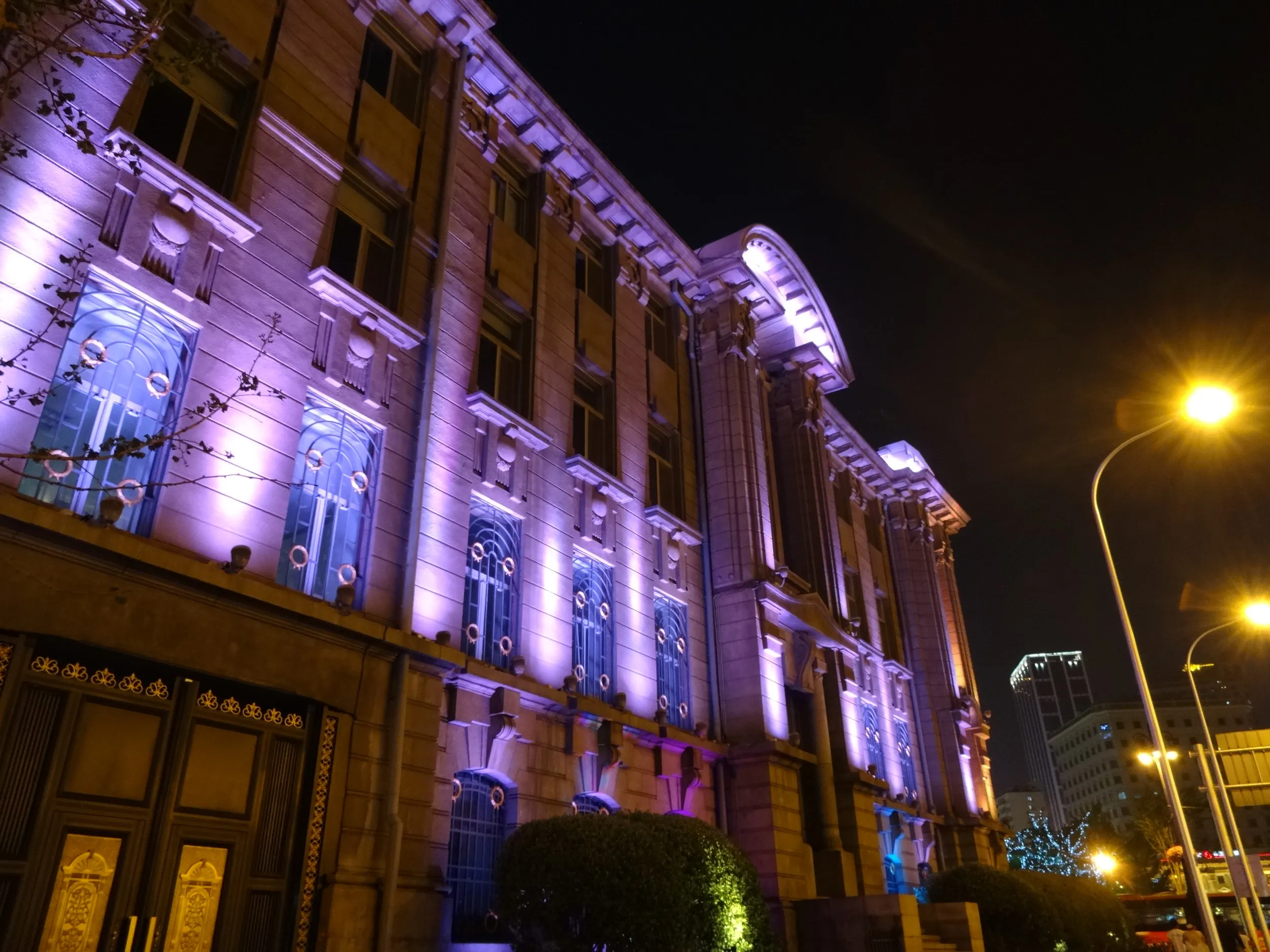 夜の旧大連市役所