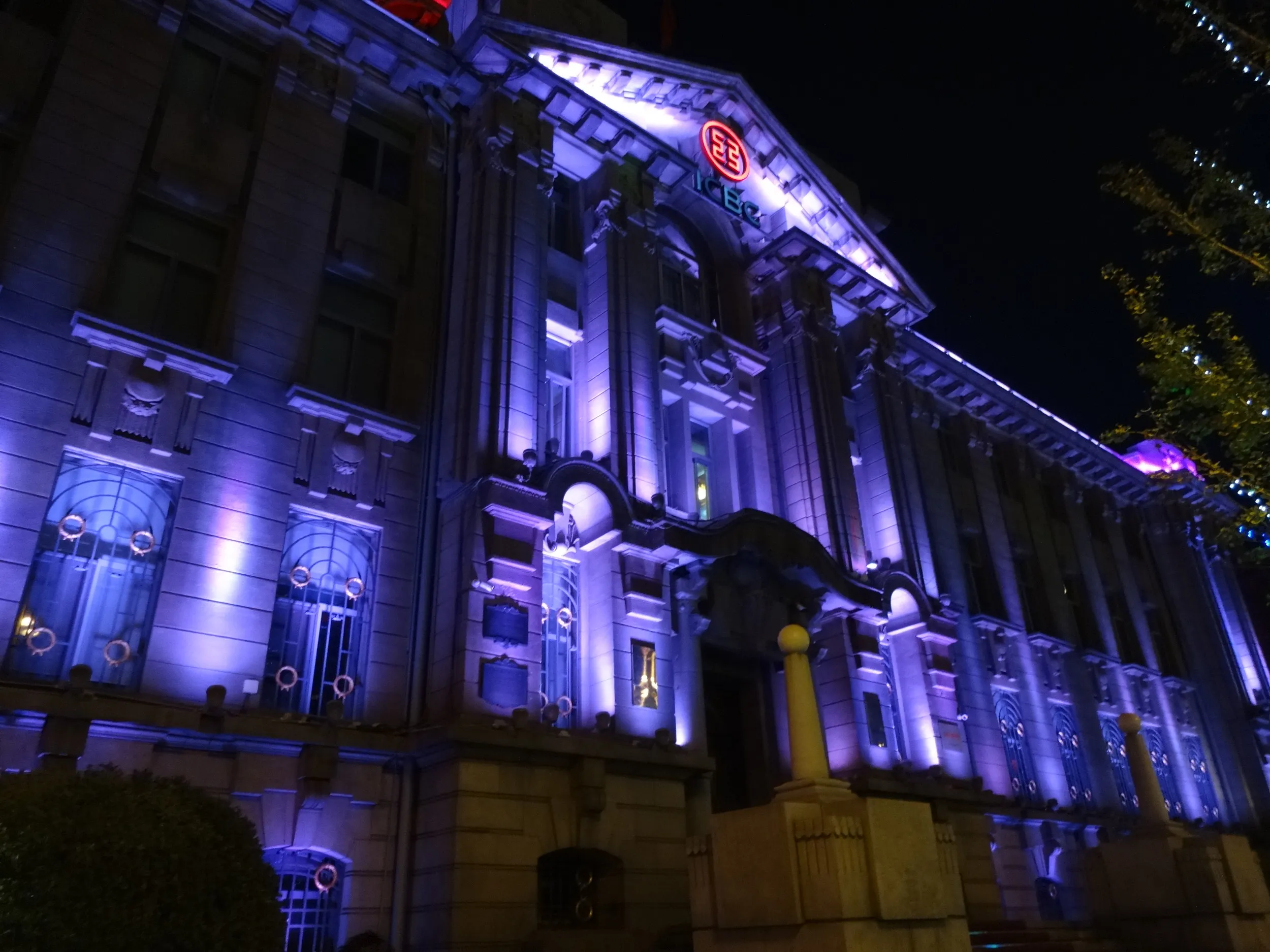 夜の旧大連市役所