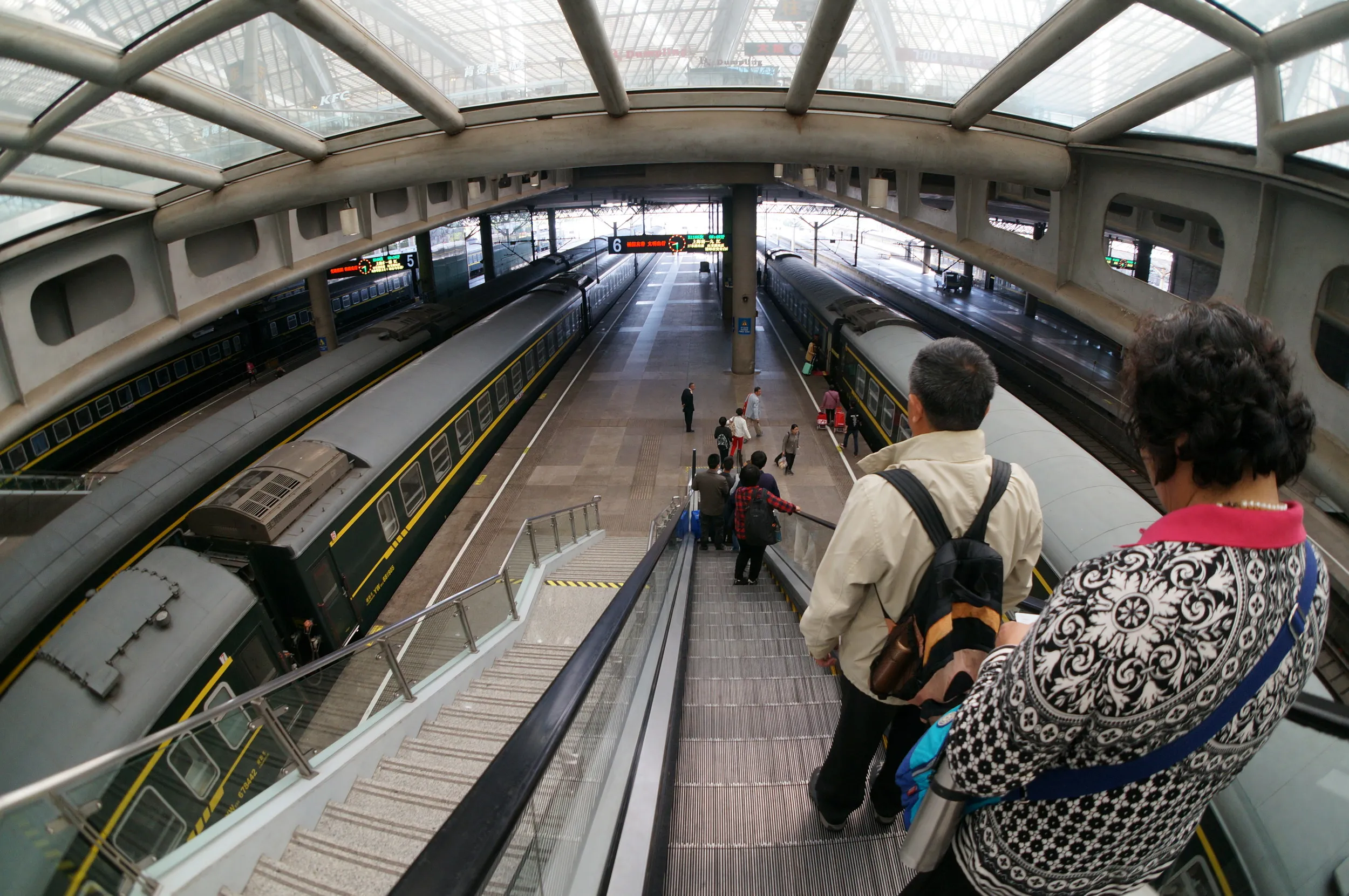 快速列車K1185の切符