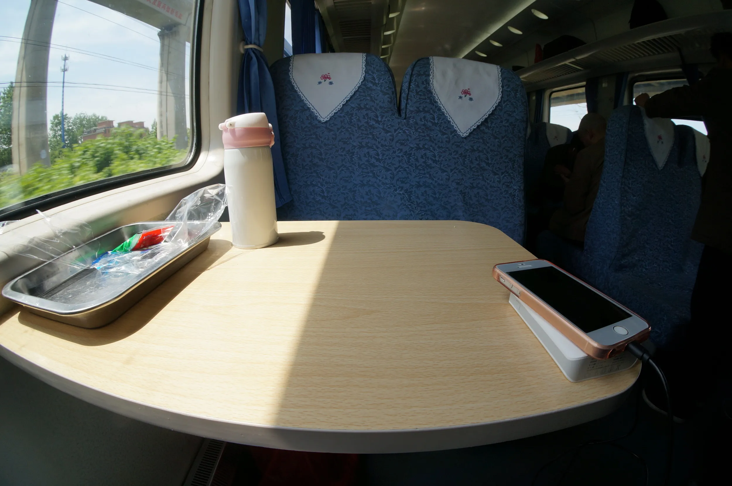 車内販売の様子