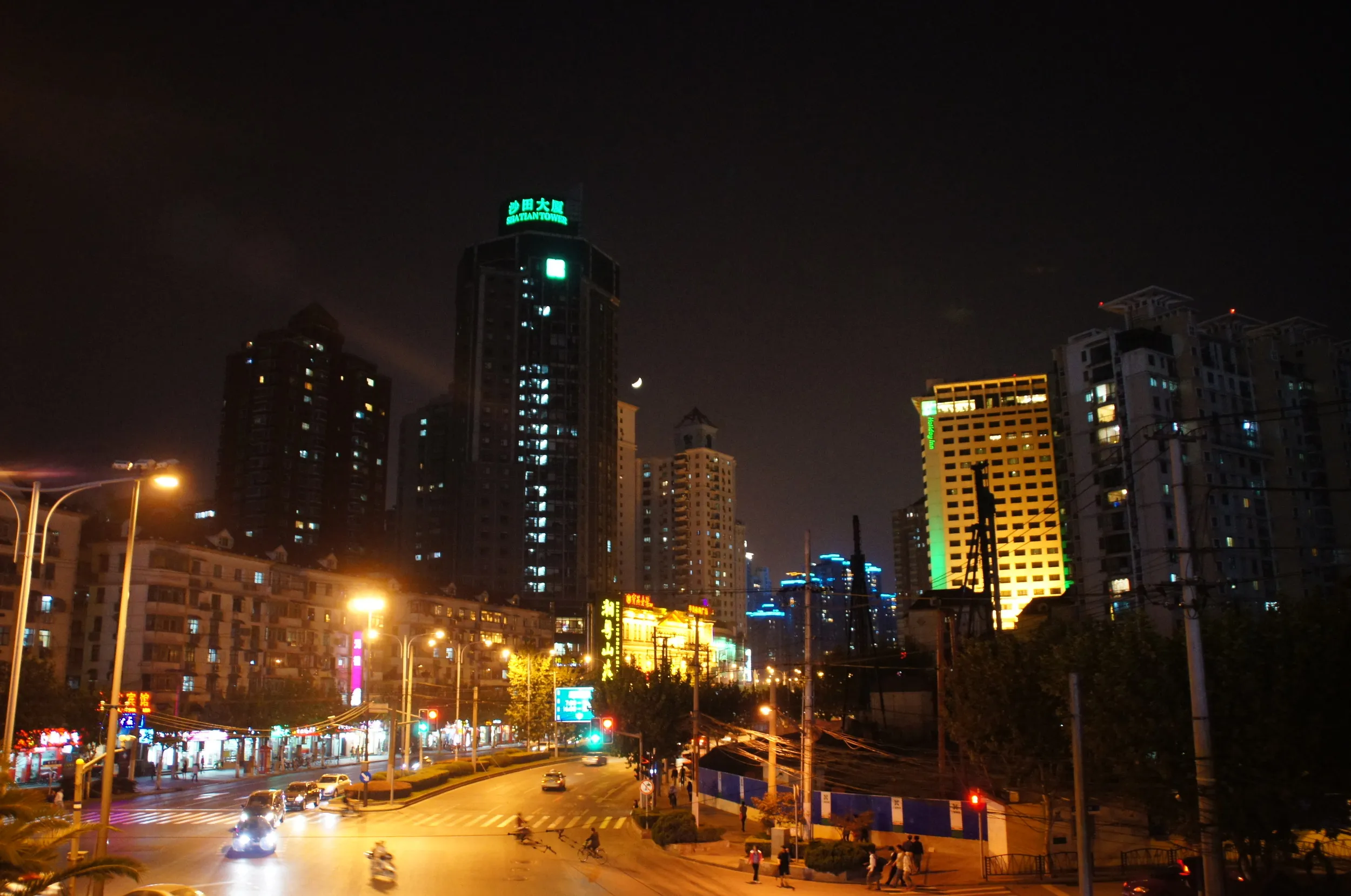 長寿公園付近の夜景