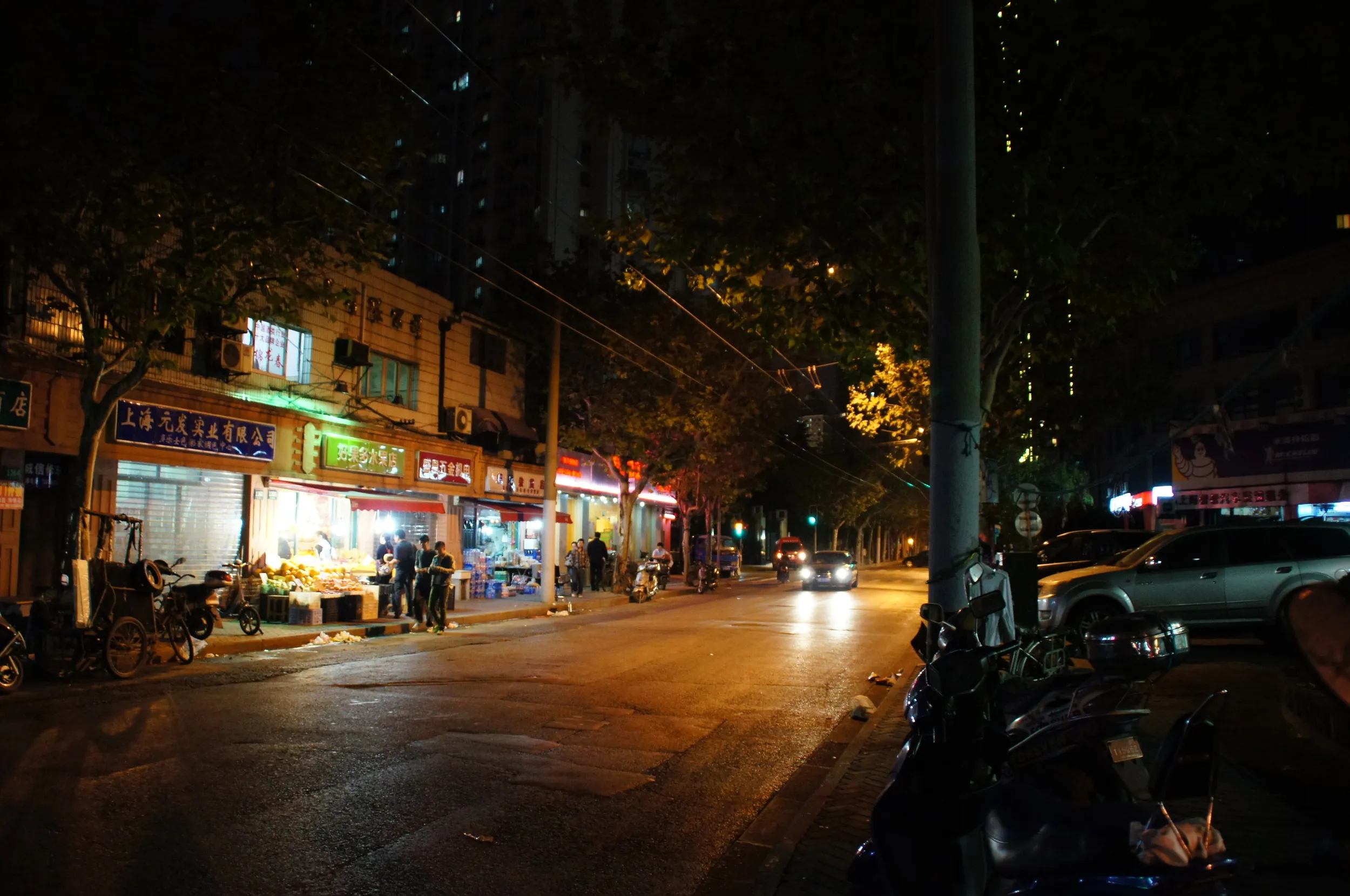 コアラ（Koala）考拉国際青年旅舎付近の夜景