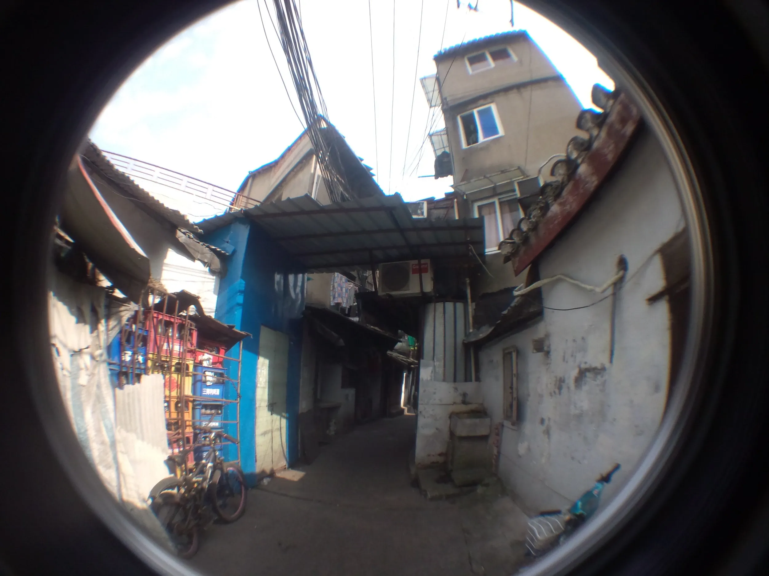 烏鎮路付近の弄堂の風景