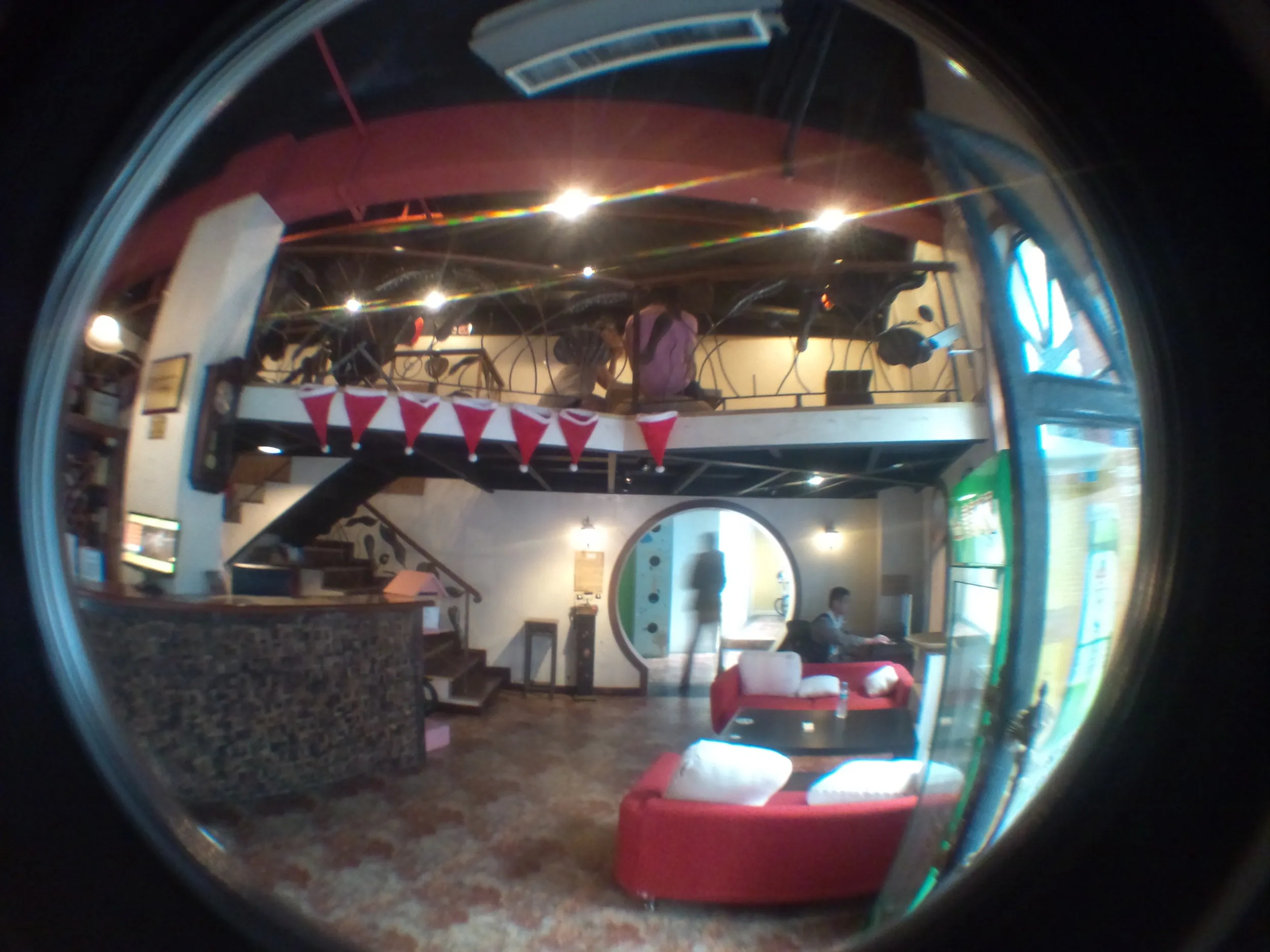 上海蘇州河畔国際青年旅舎のロビー