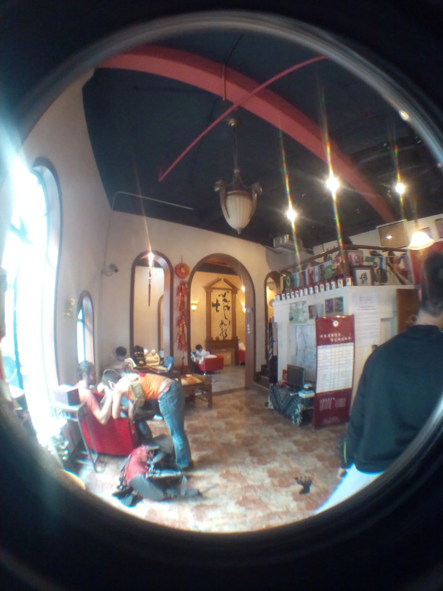 上海蘇州河畔国際青年旅舎のロビー